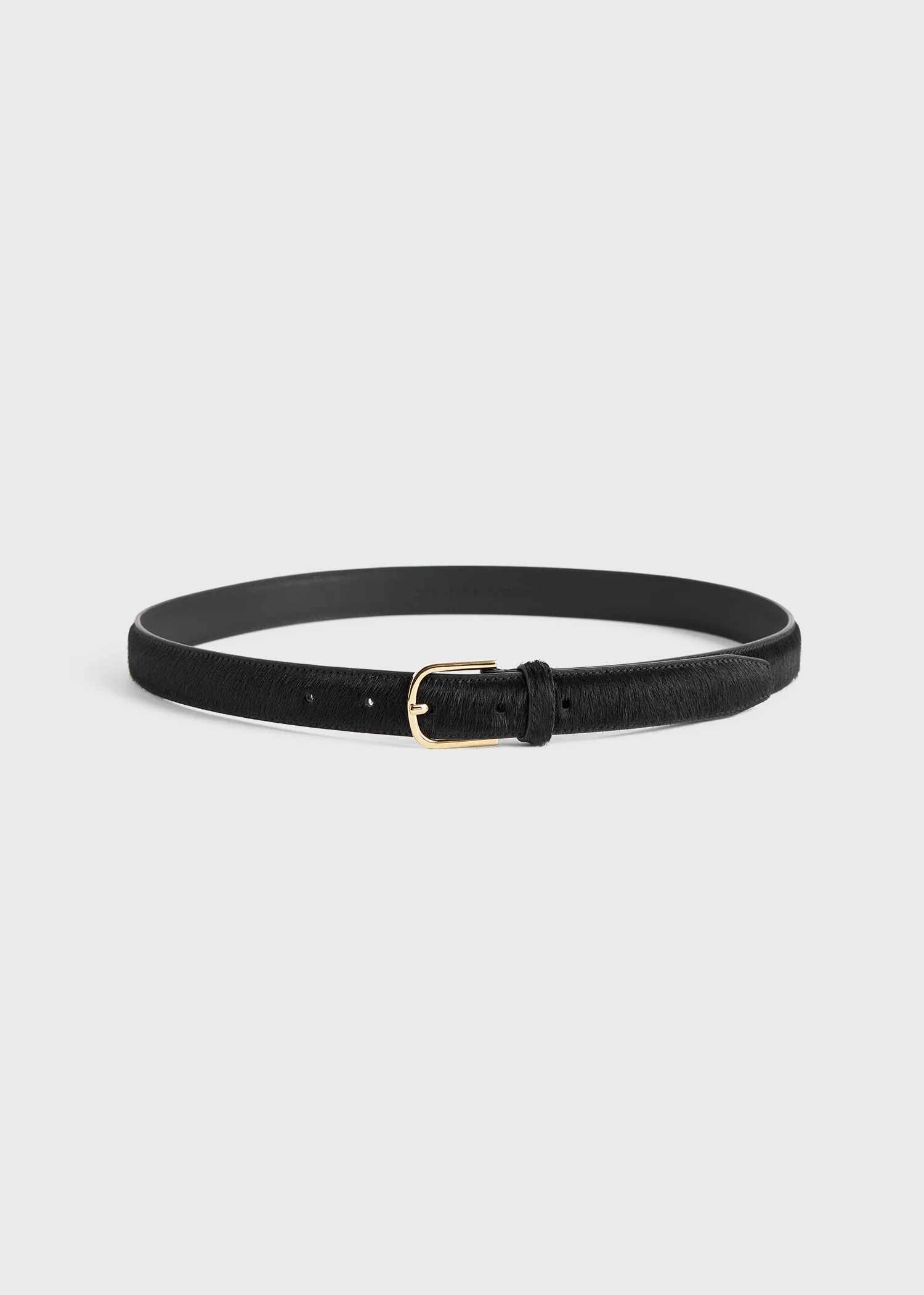 Pony hair belt black - Image 4