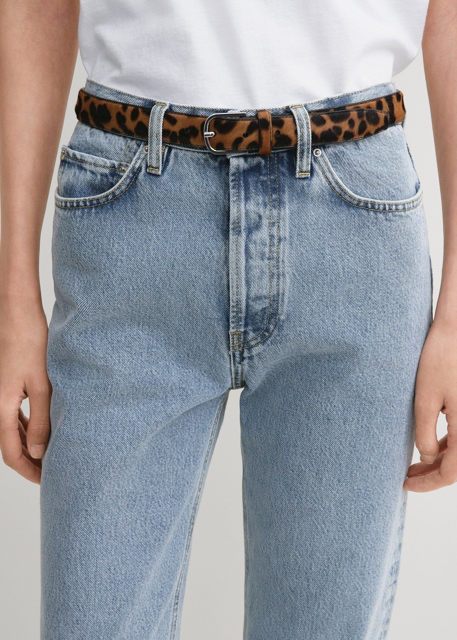Pony hair belt leopard - Image 2
