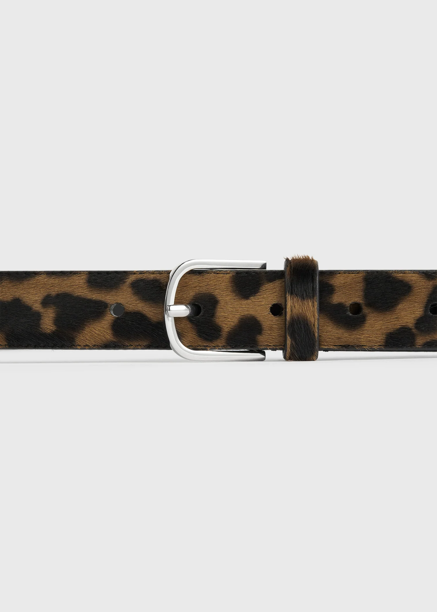Pony hair belt leopard - Image 3