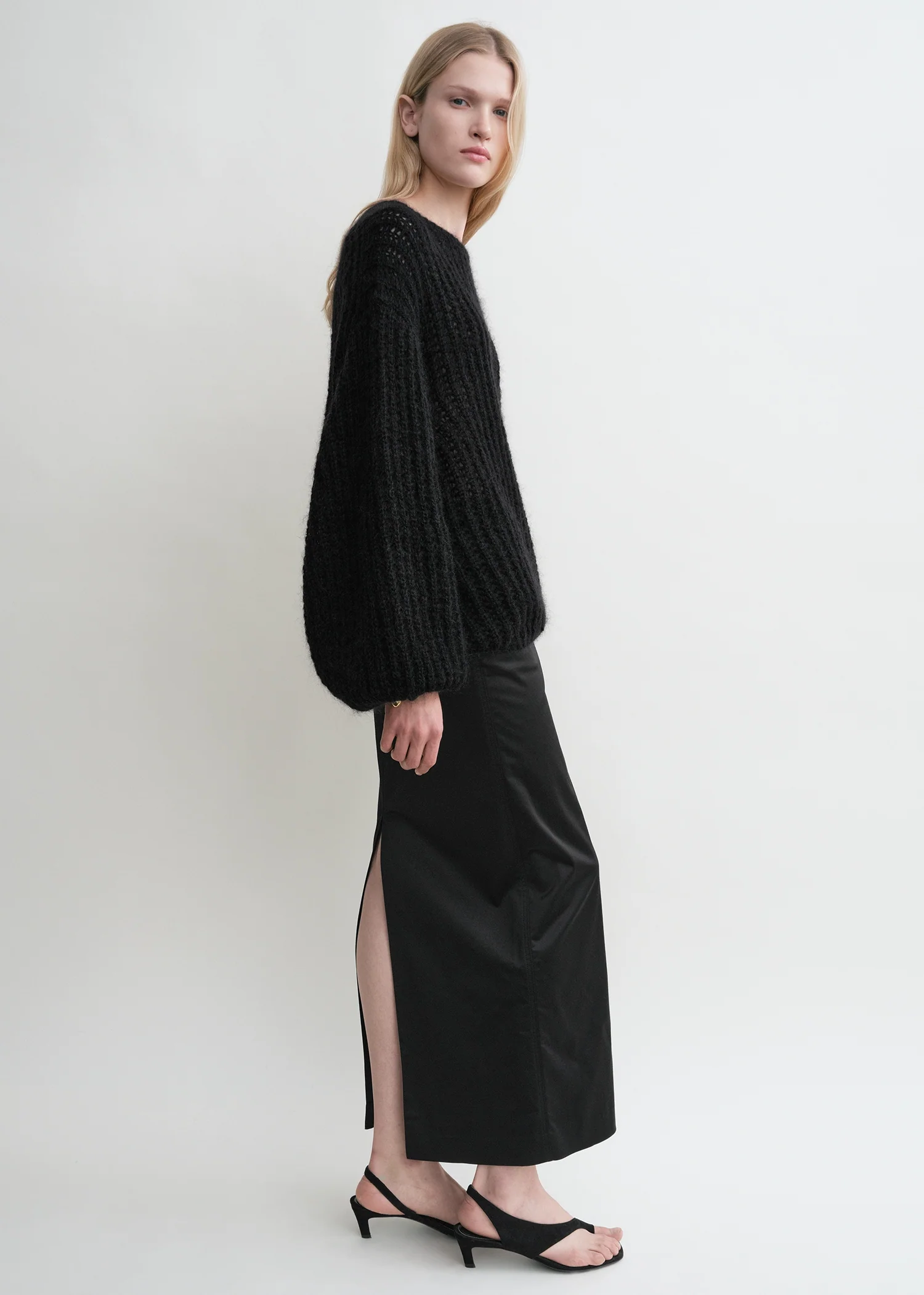 Puffed knit black - Image 2