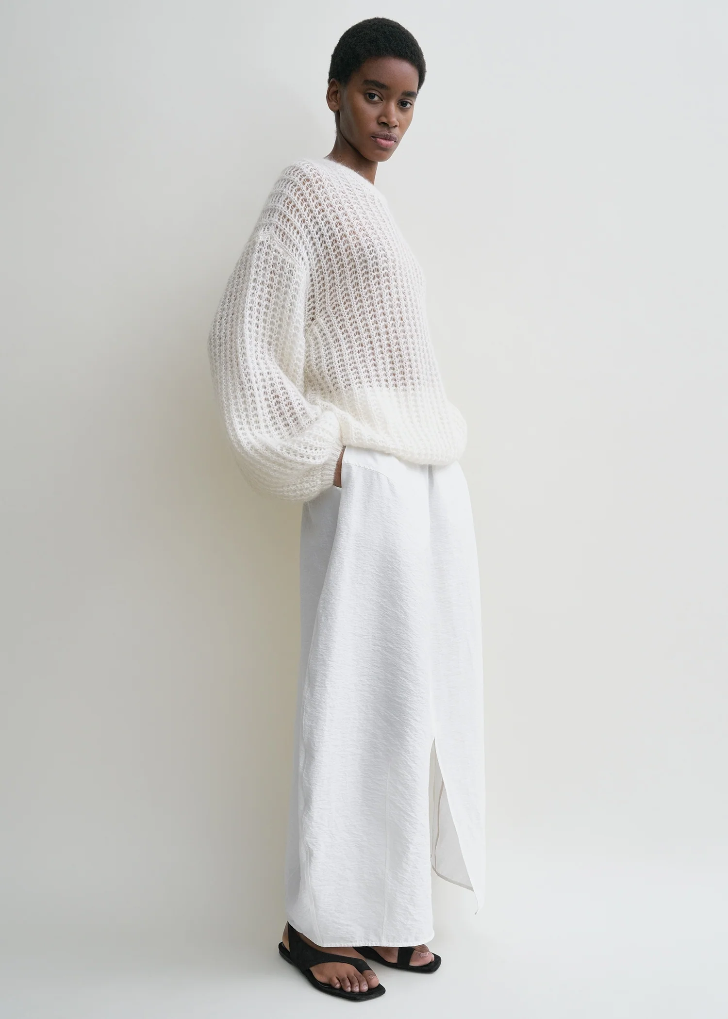 Puffed knit off-white - Image 2