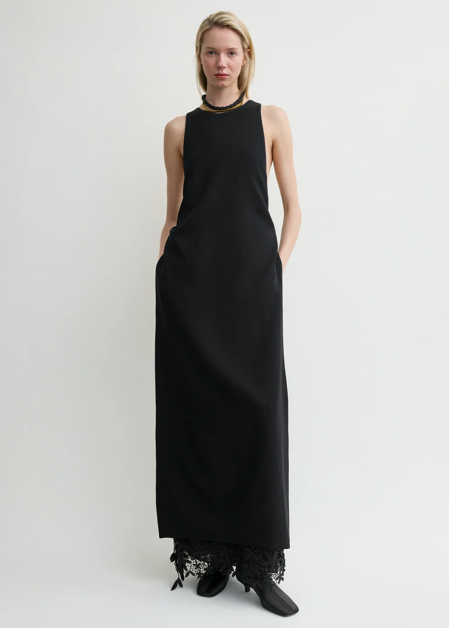 Racerback dress black