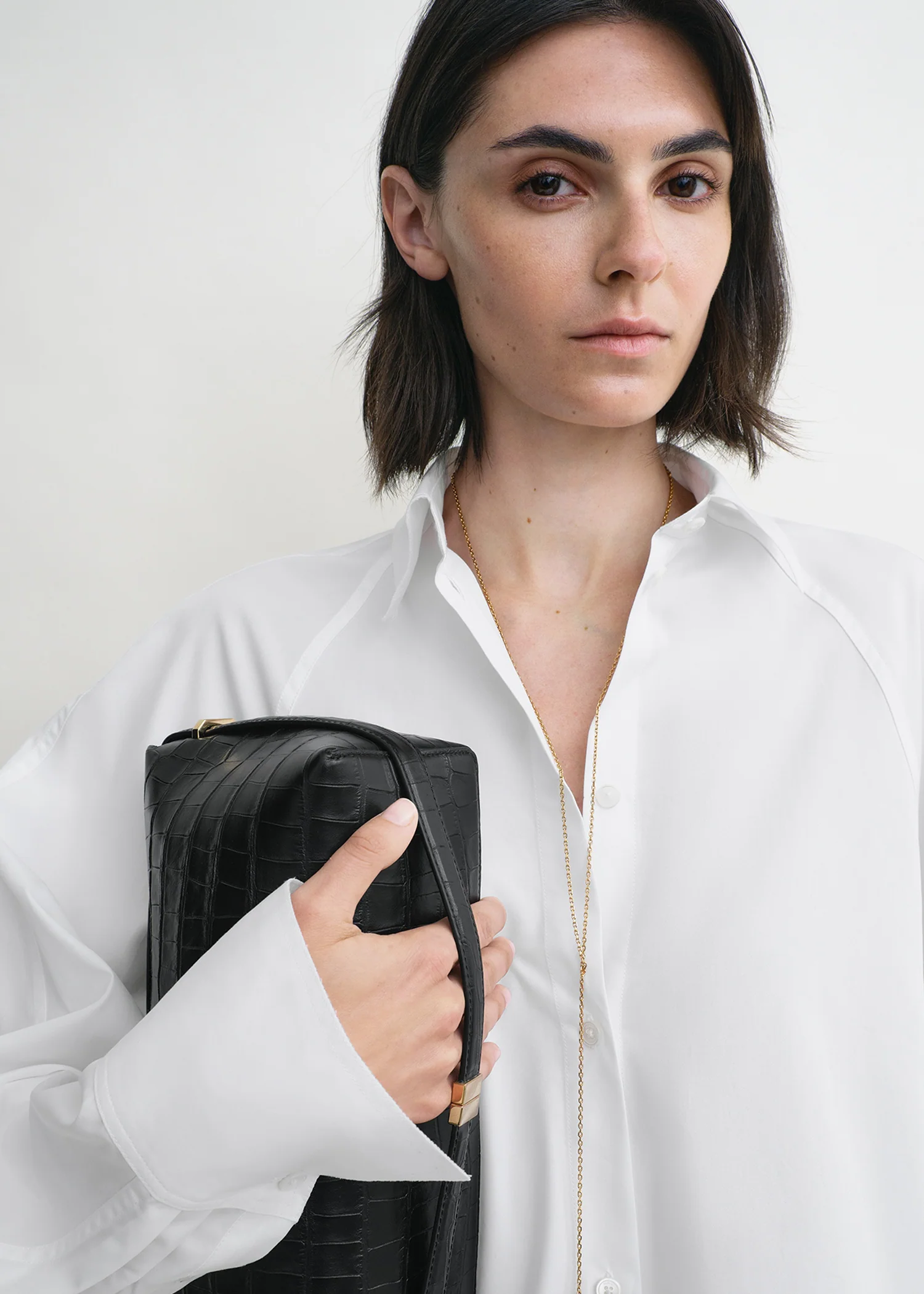 Raw raglan shirt white - Image 5