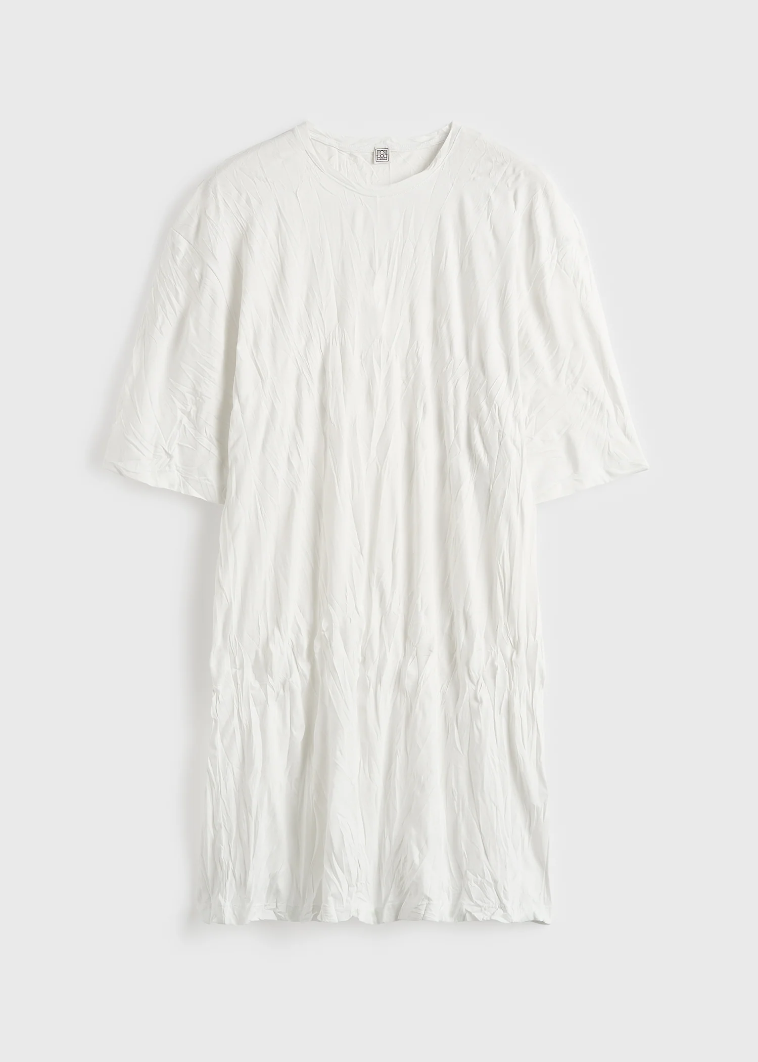 Relaxed tee dress off-white - Image 5