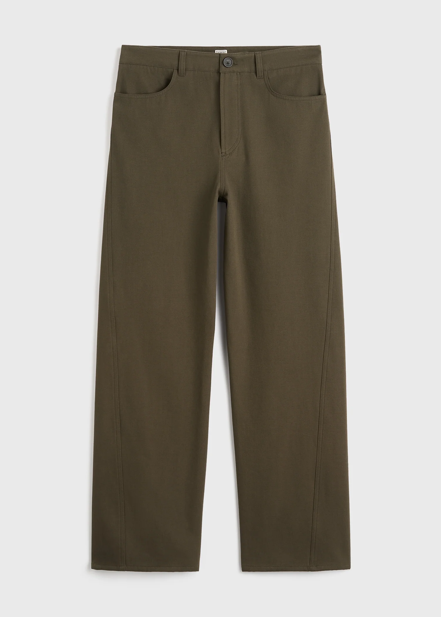 Relaxed twisted trousers pepper - Image 6