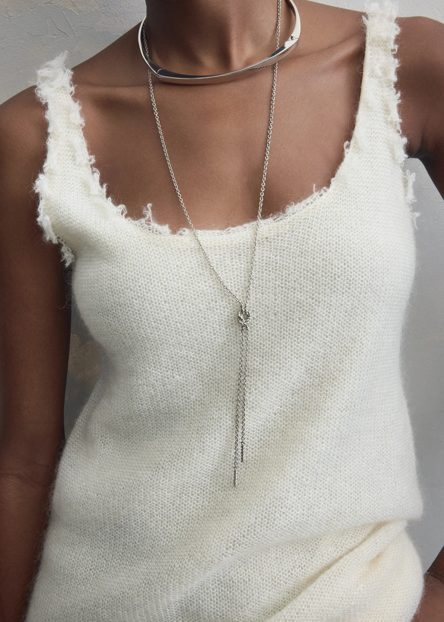 Rope lariat silver - Image 3