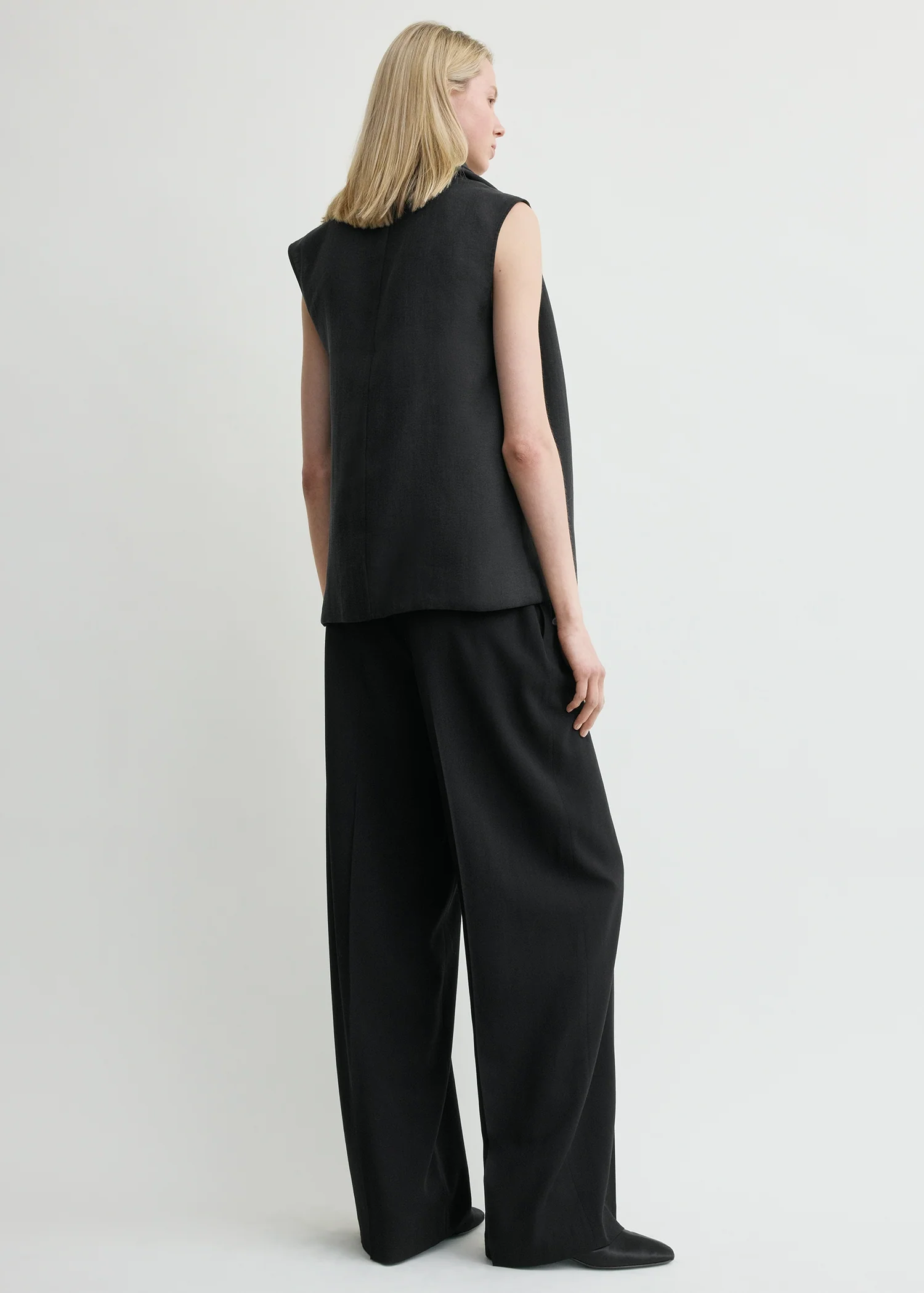 Scarf blouse black - Image 3