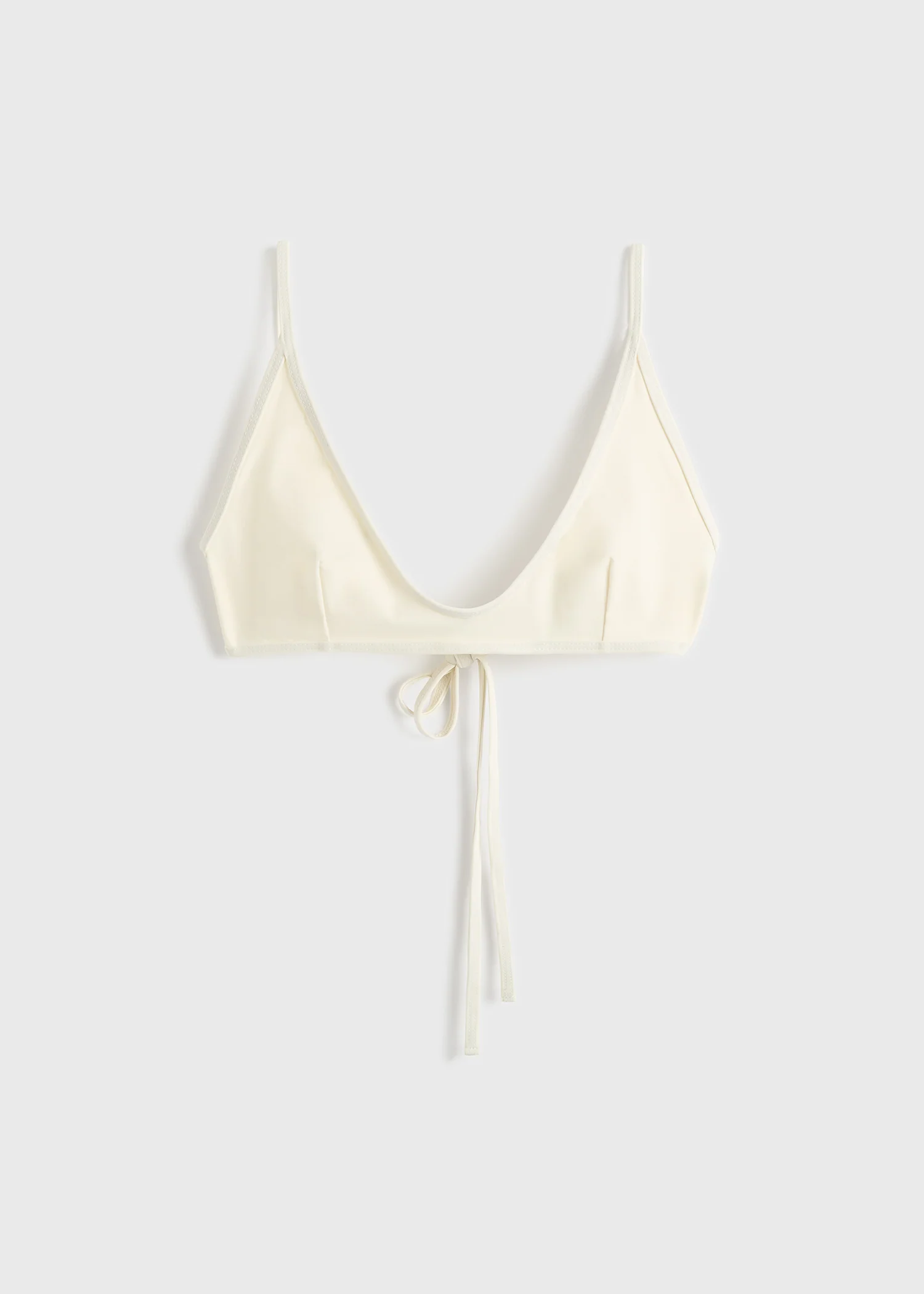 Scoop bikini top ecru - Image 6