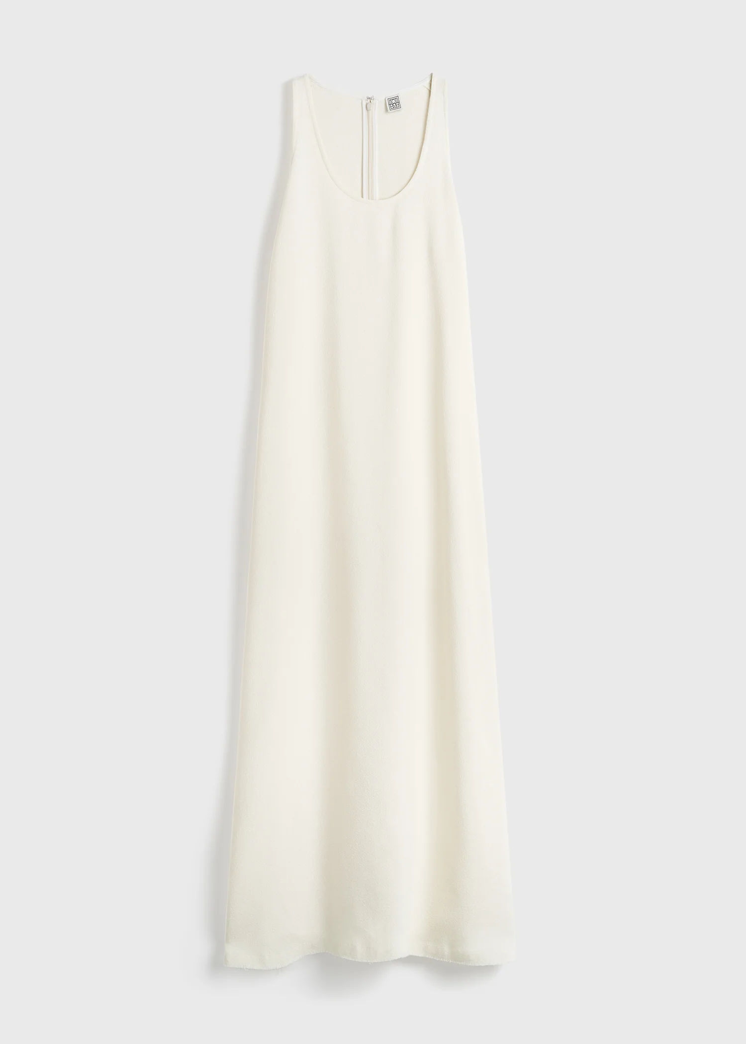 Scoop-neck sablé dress macadamia petite - Image 5