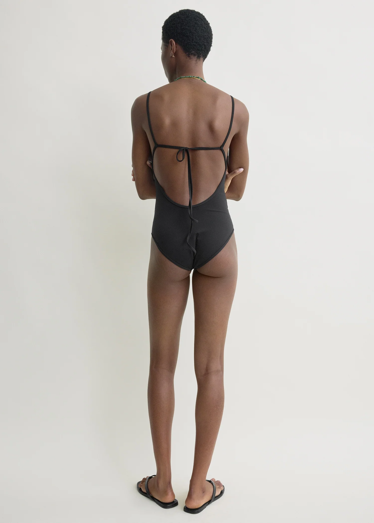 Scoop swimsuit black - Image 3
