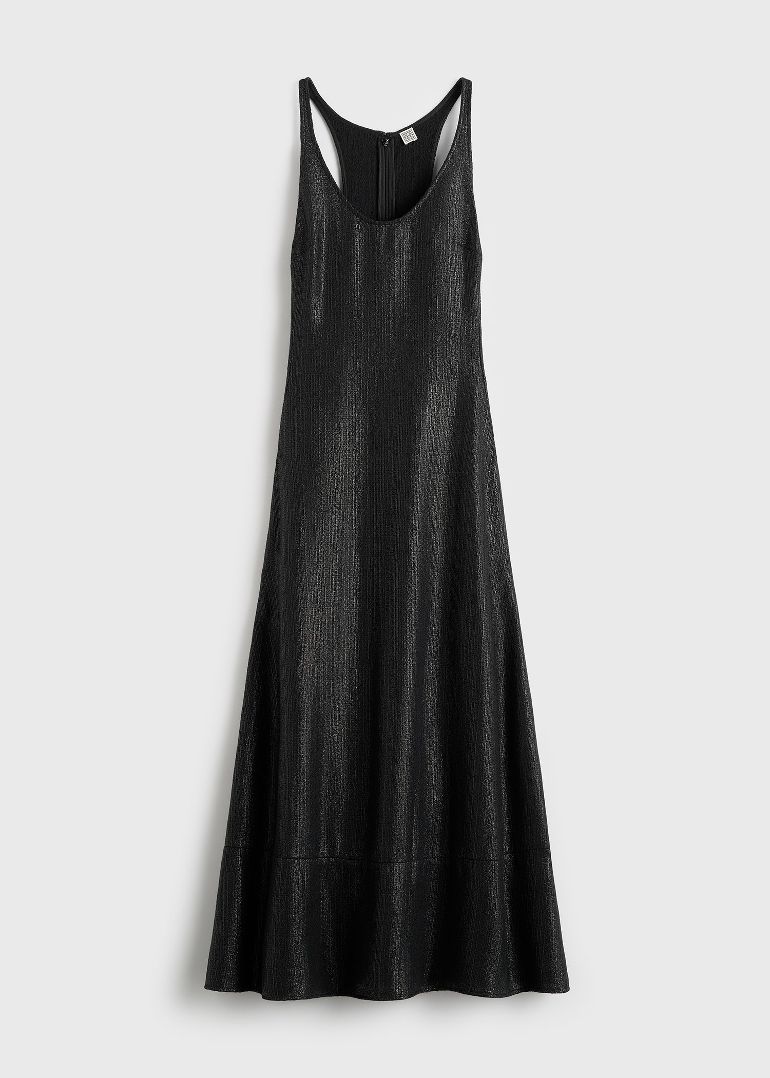 Sculpted cotton dress black - Image 5