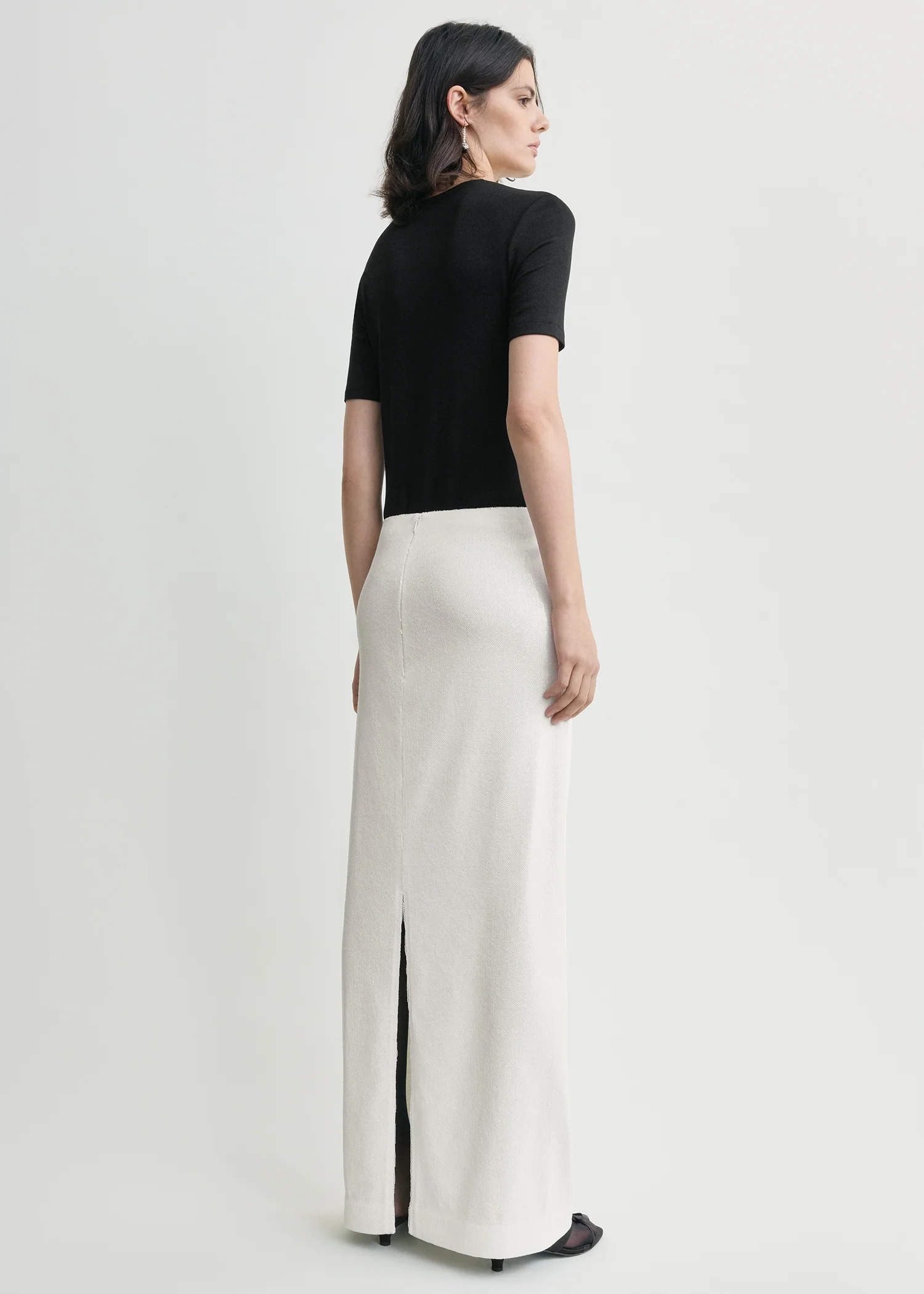 Sequin skirt white - Image 3