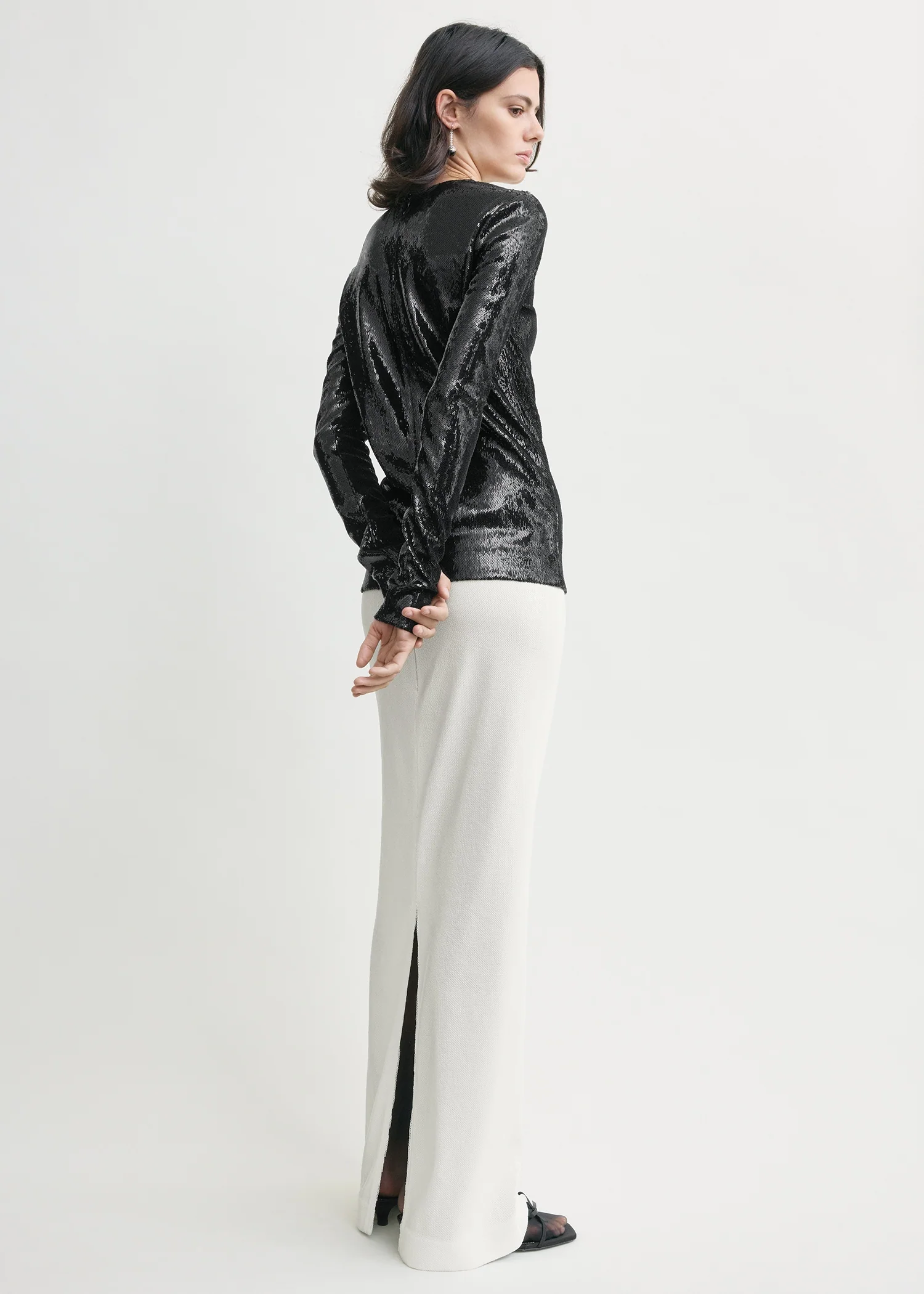 Sequin top black - Image 3