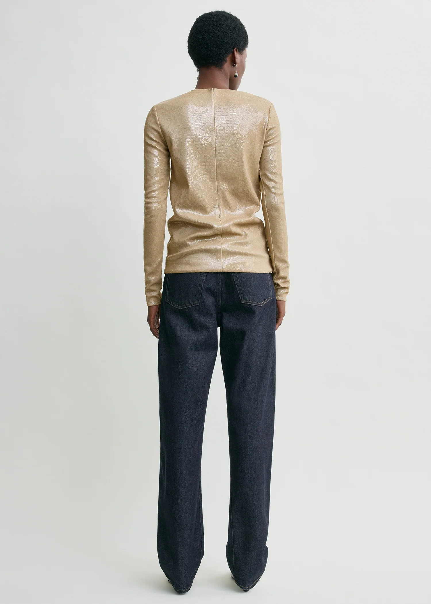 Sequin top latte - Image 3