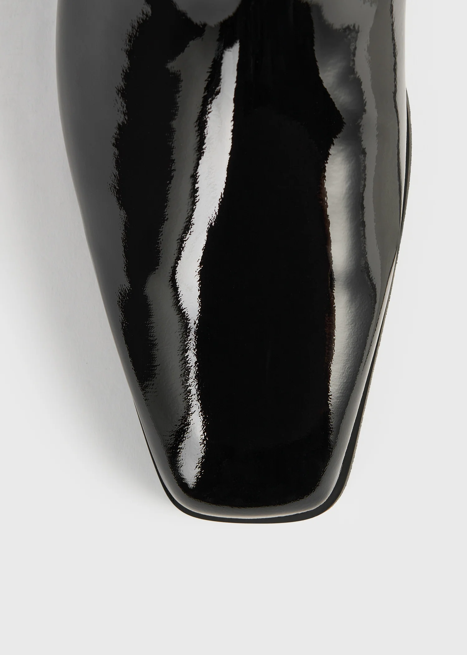 Shearling riding boots black/beige - Image 6