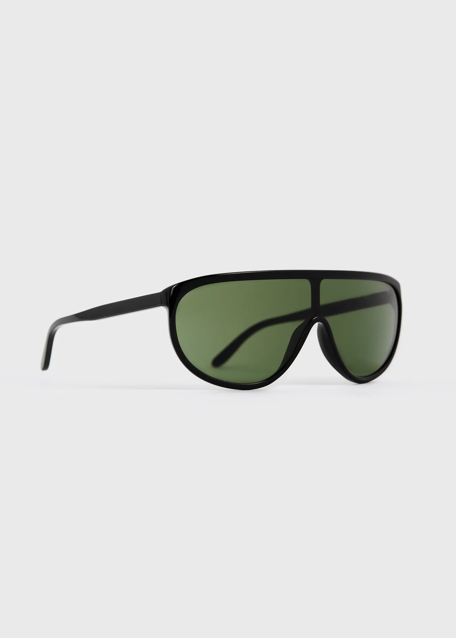 Shield aviator sunglasses black - Image 4