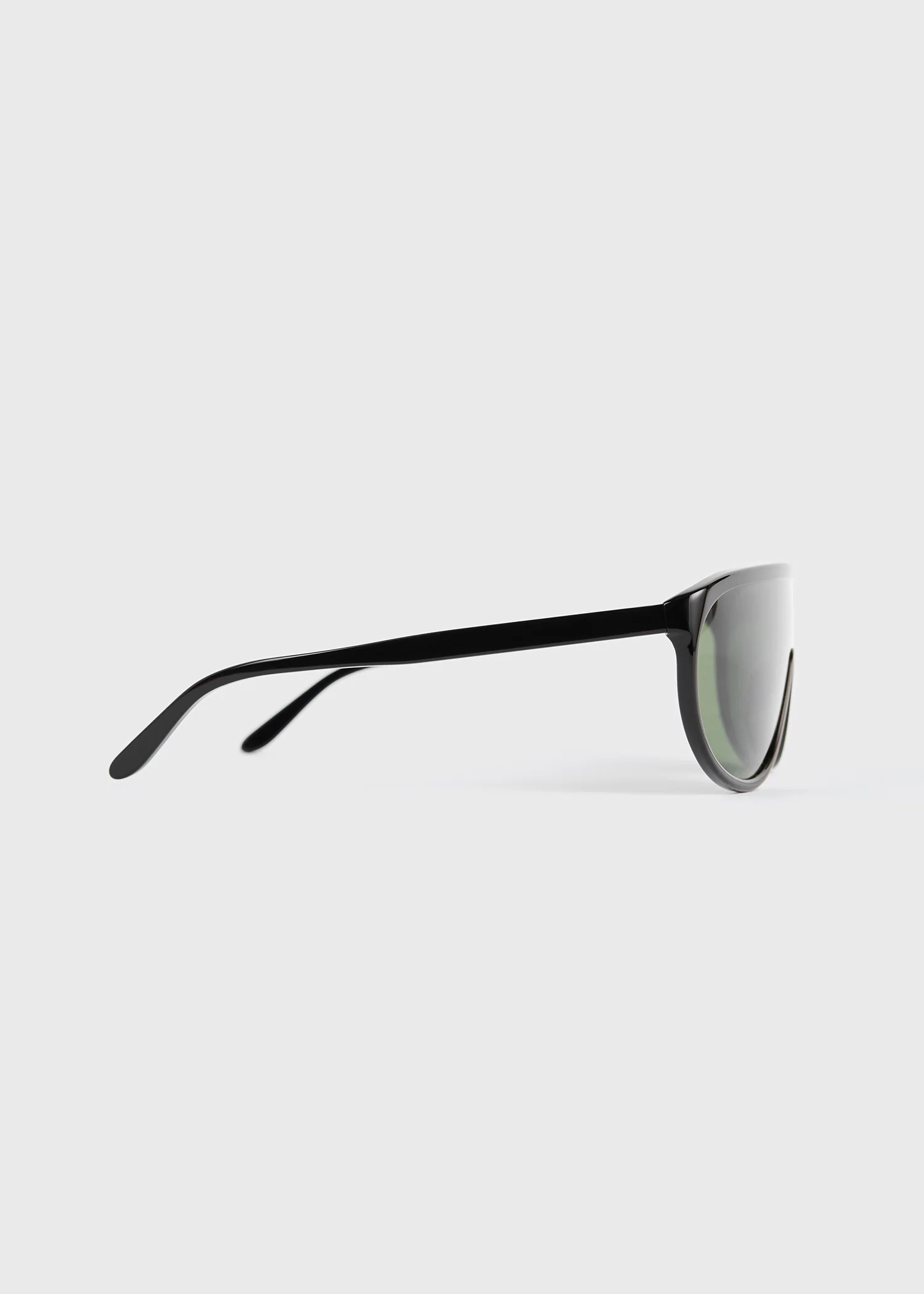 Shield aviator sunglasses black - Image 5