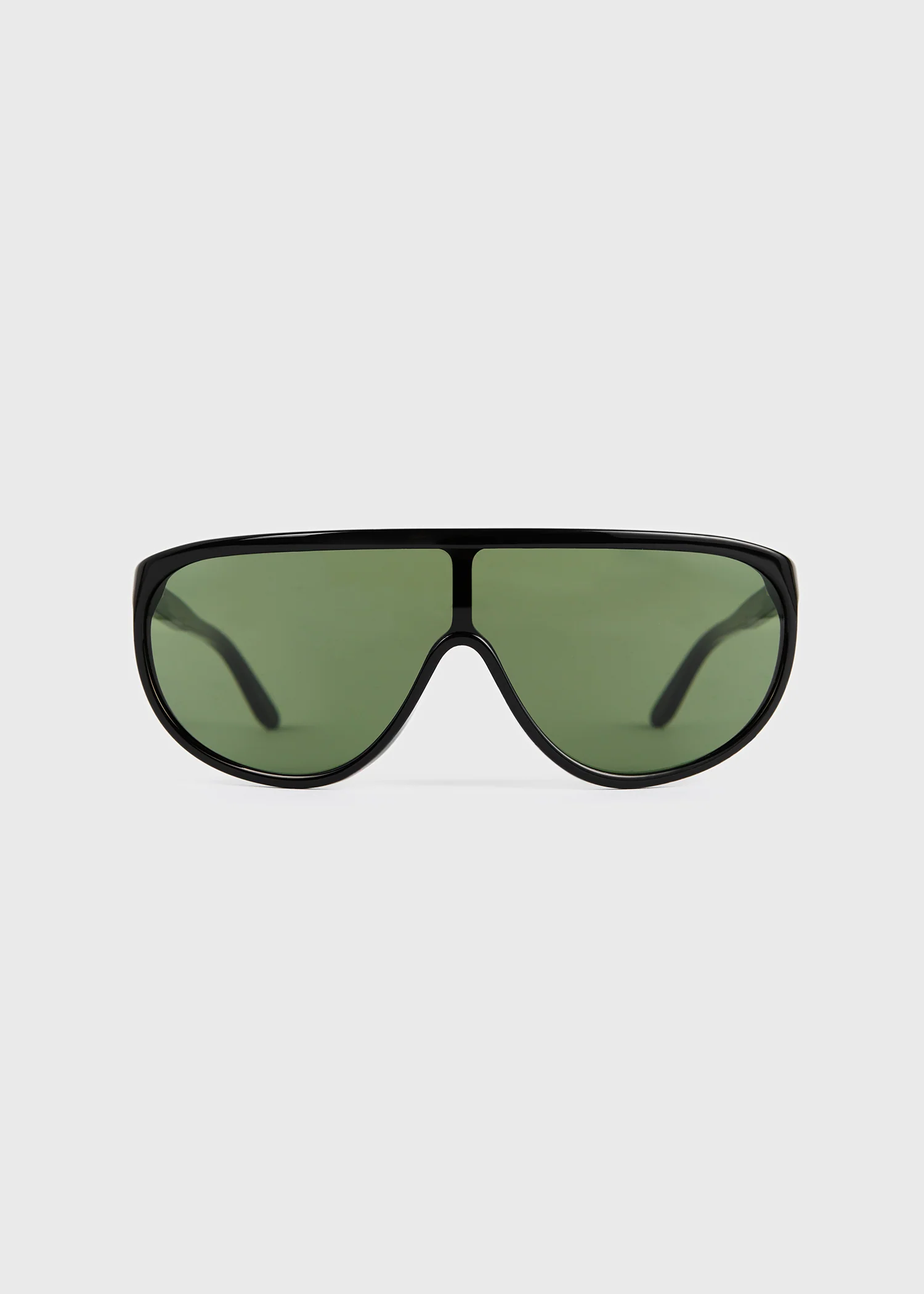 Shield aviator sunglasses black - Image 7