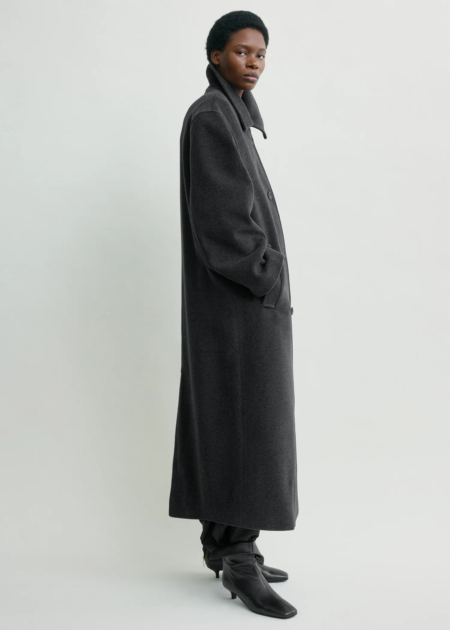 Shield coat charcoal petite - Image 2