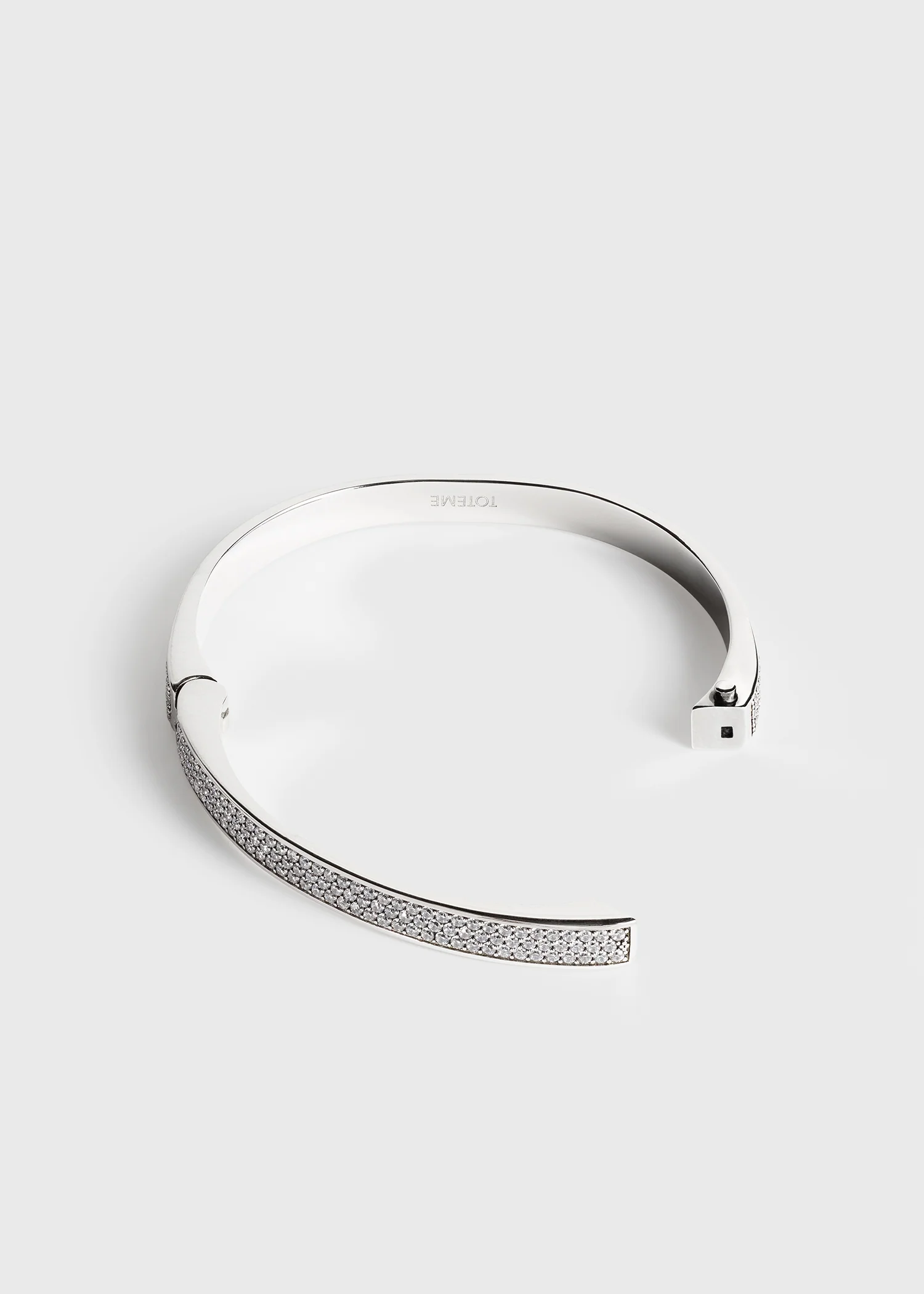 Signature pavé bracelet silver - Image 5