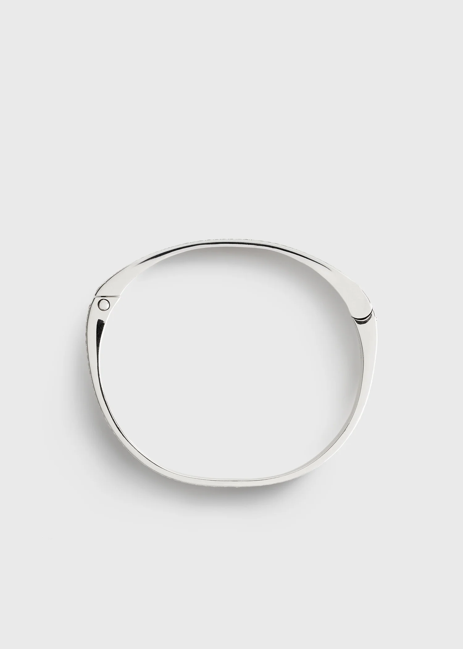 Signature pavé bracelet silver - Image 6
