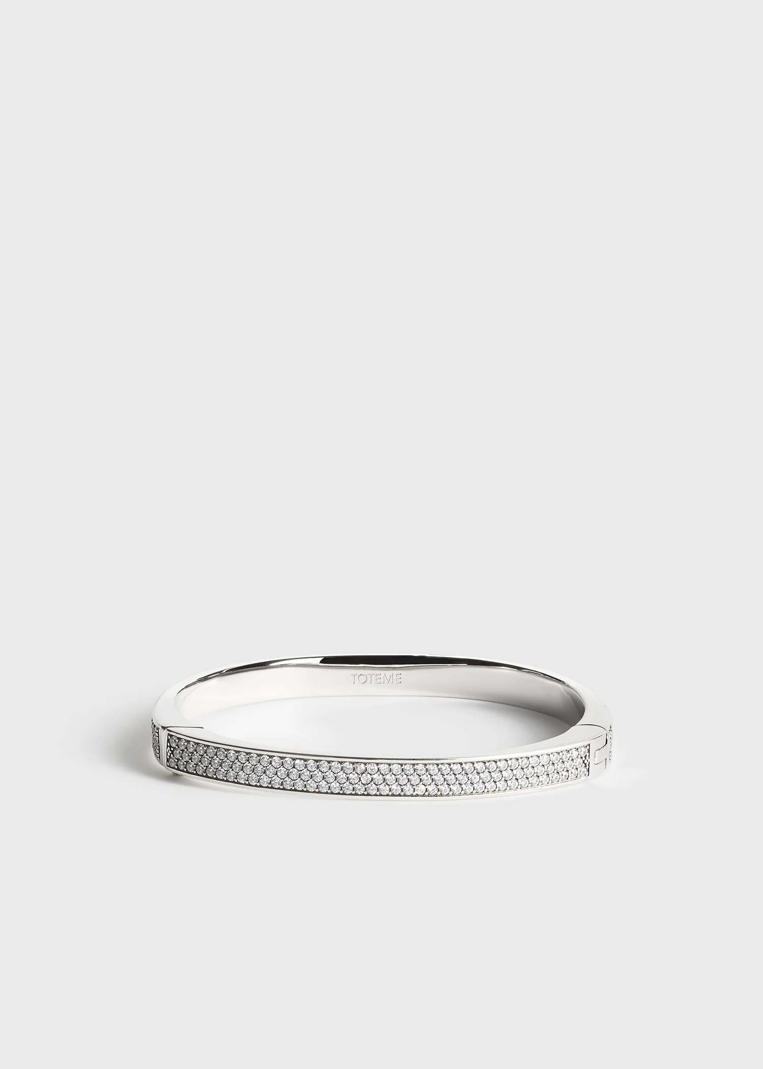 Signature pavé bracelet silver - Image 9
