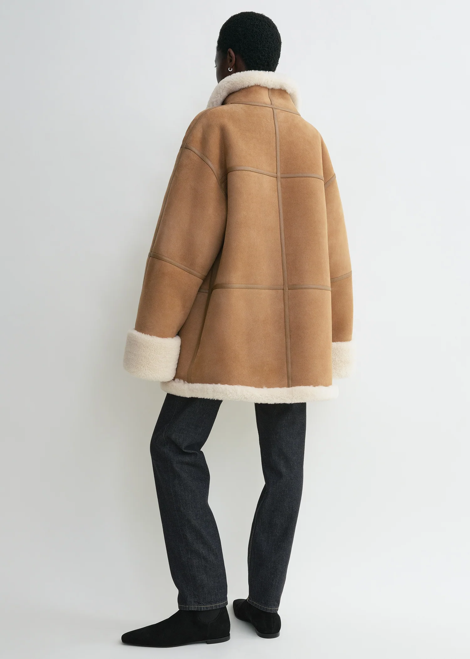 Signature shearling jacket biscuit - Image 3