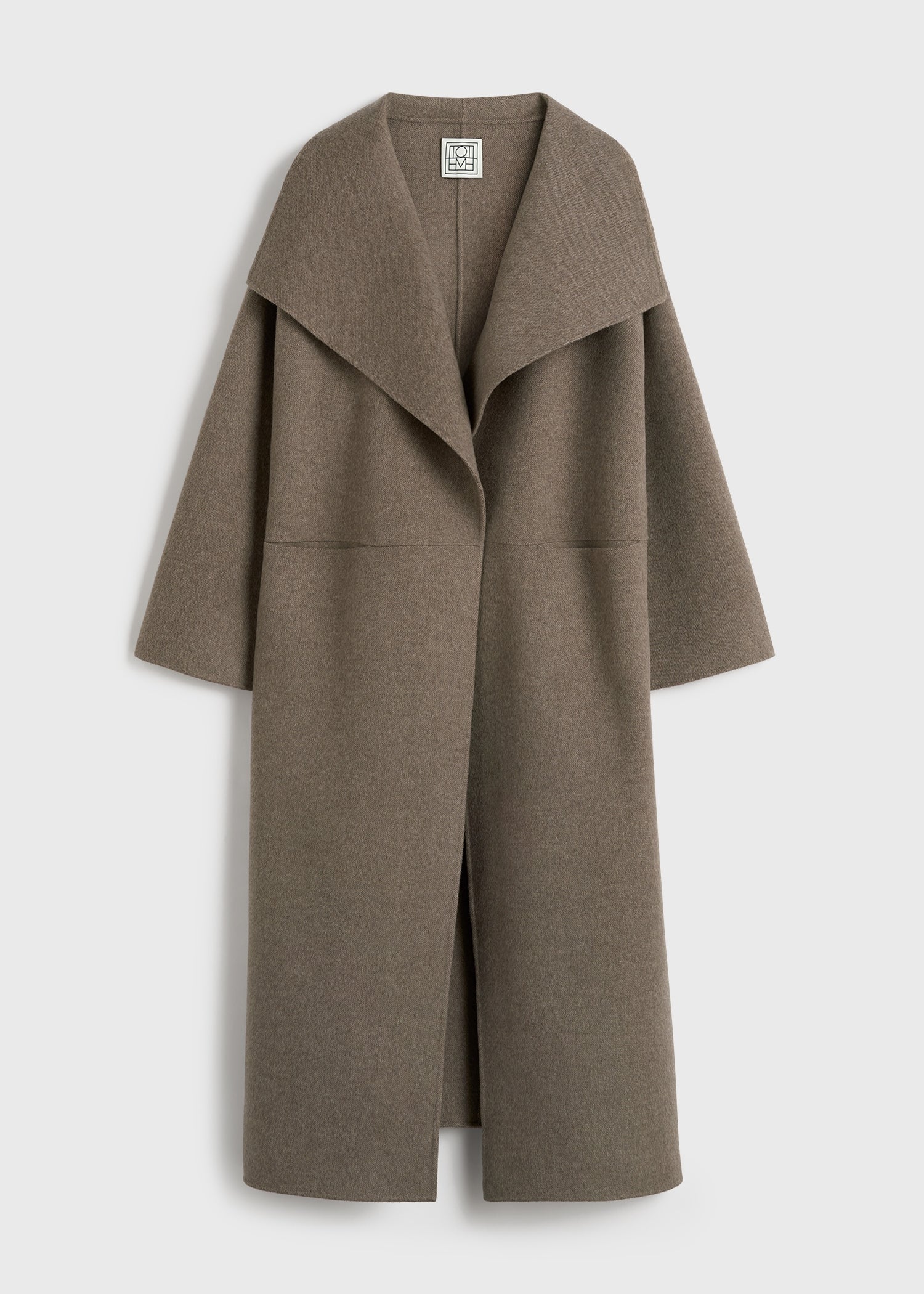 Signature wool cashmere coat oak - Image 5