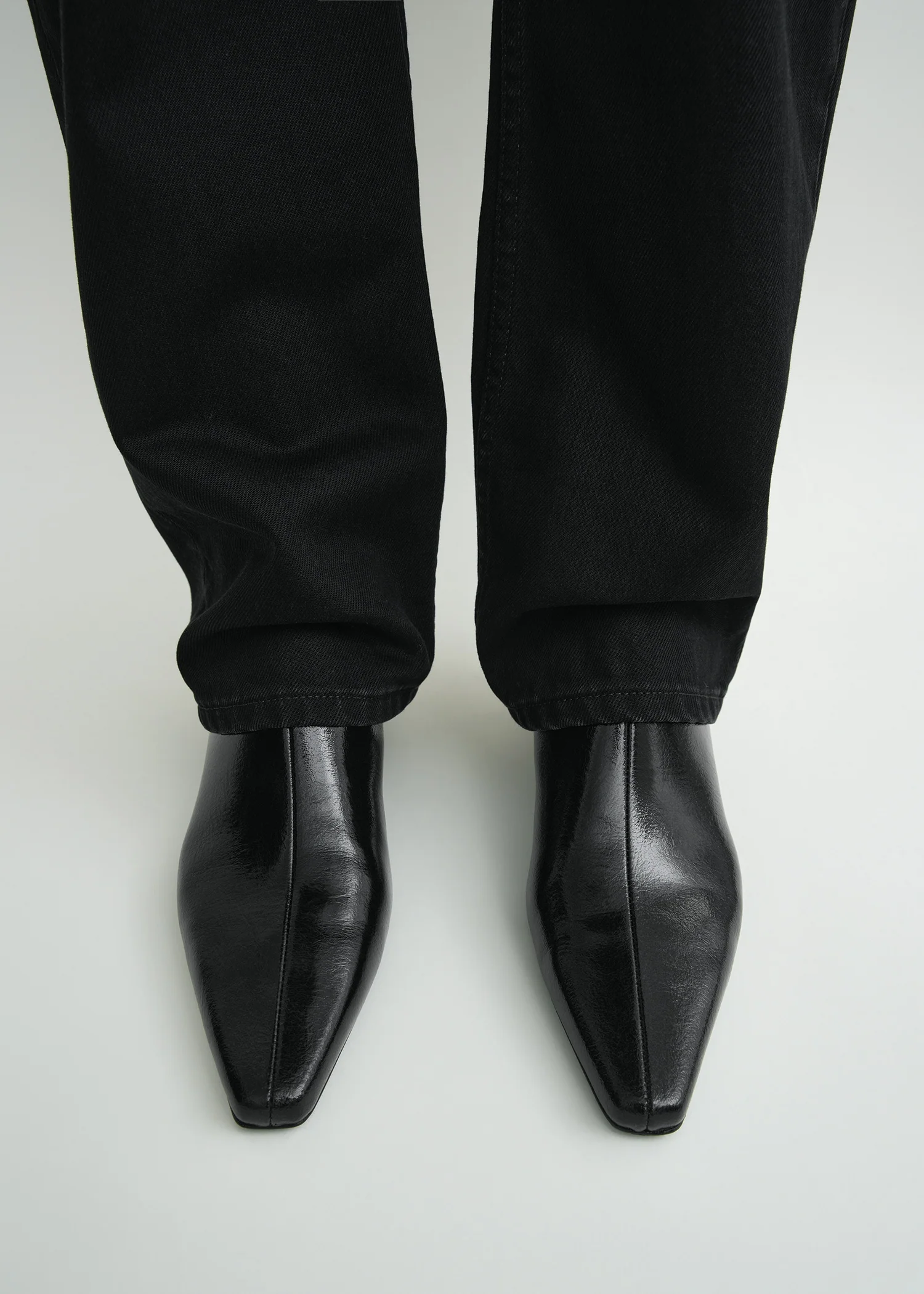 Slim naplack ankle boots black - Image 2