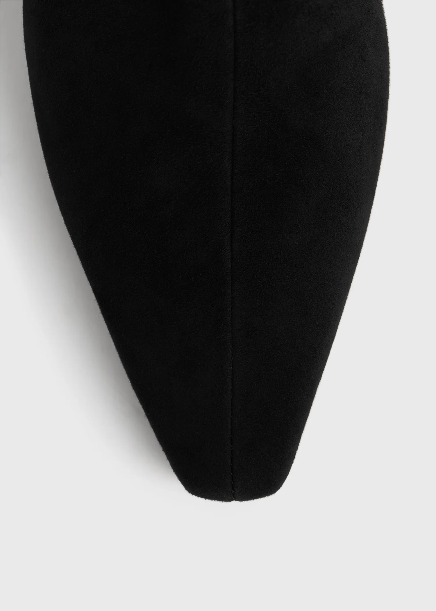 Slim suede ankle boots black - Image 6