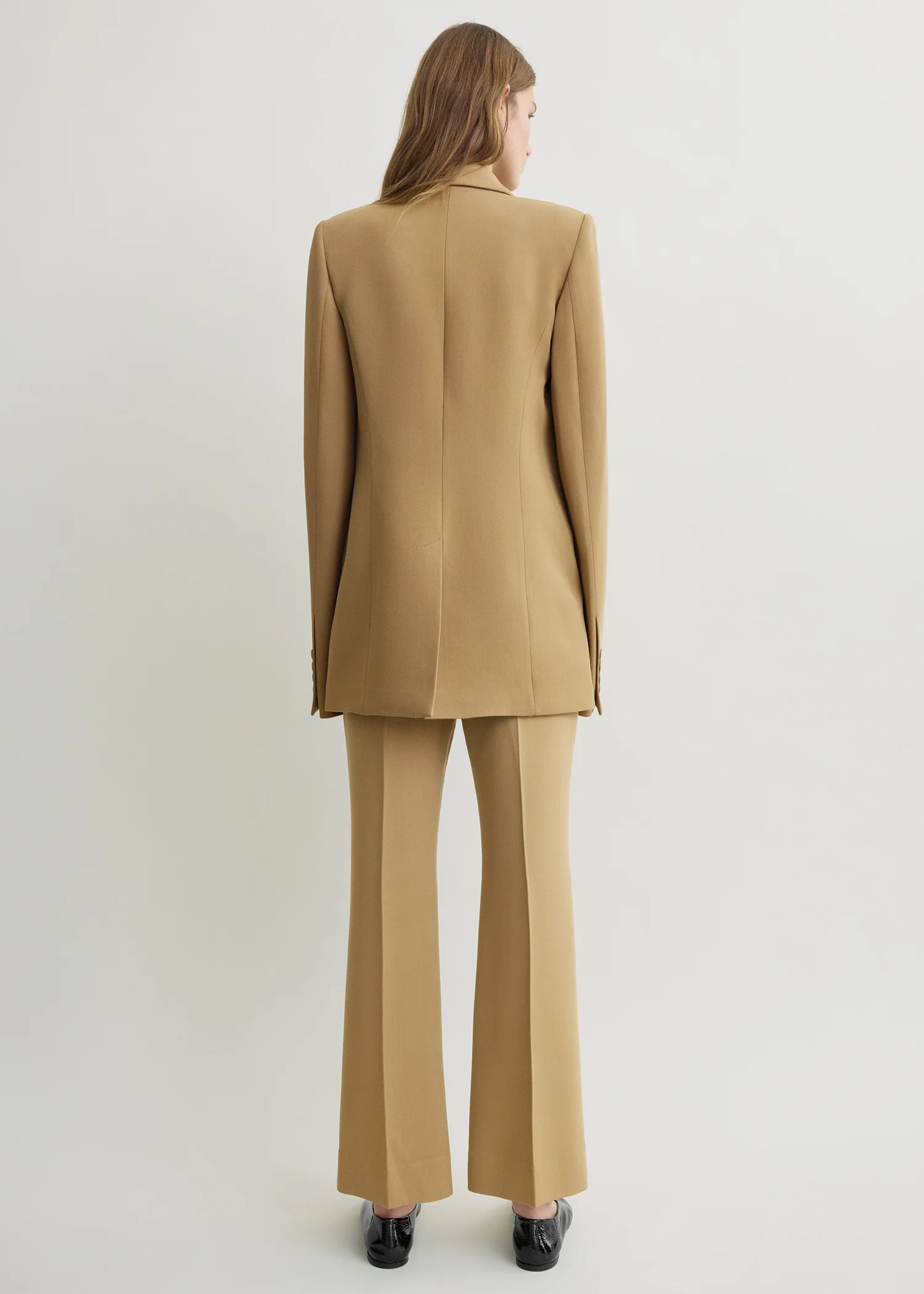 Slim tailored blazer beige - Image 3