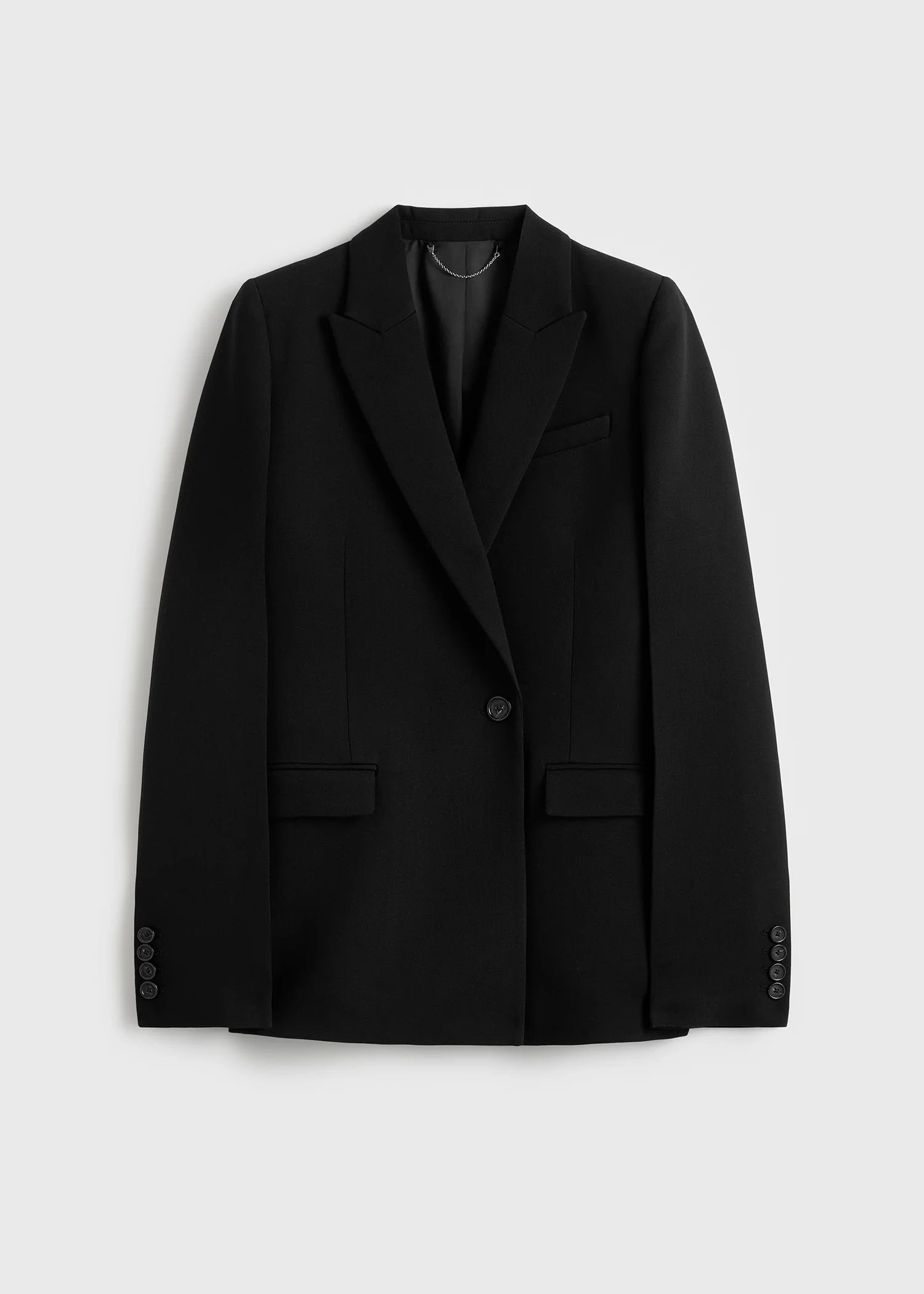 Slim tailored blazer black - Image 5