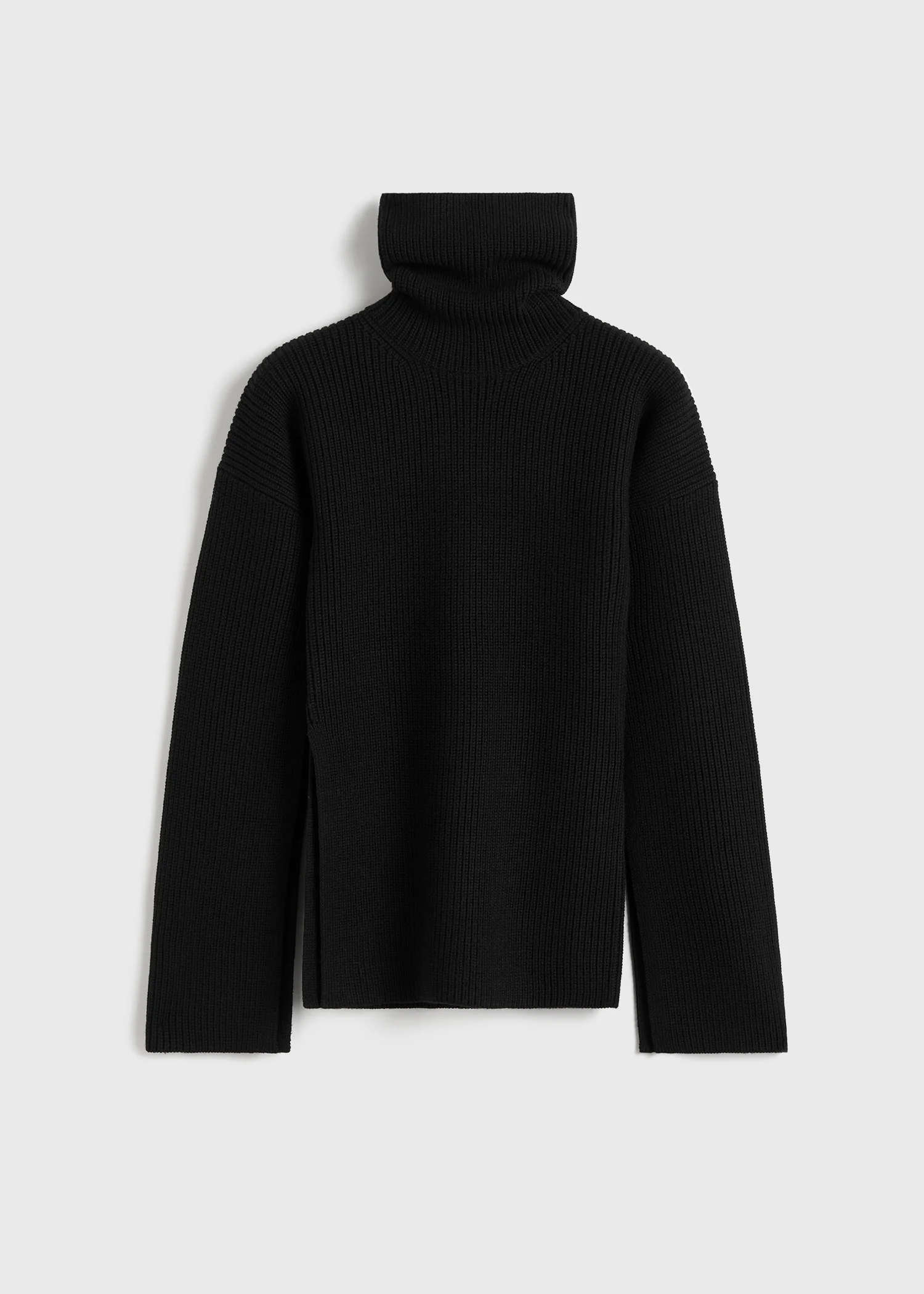 Slit sleeve knit black - Image 5