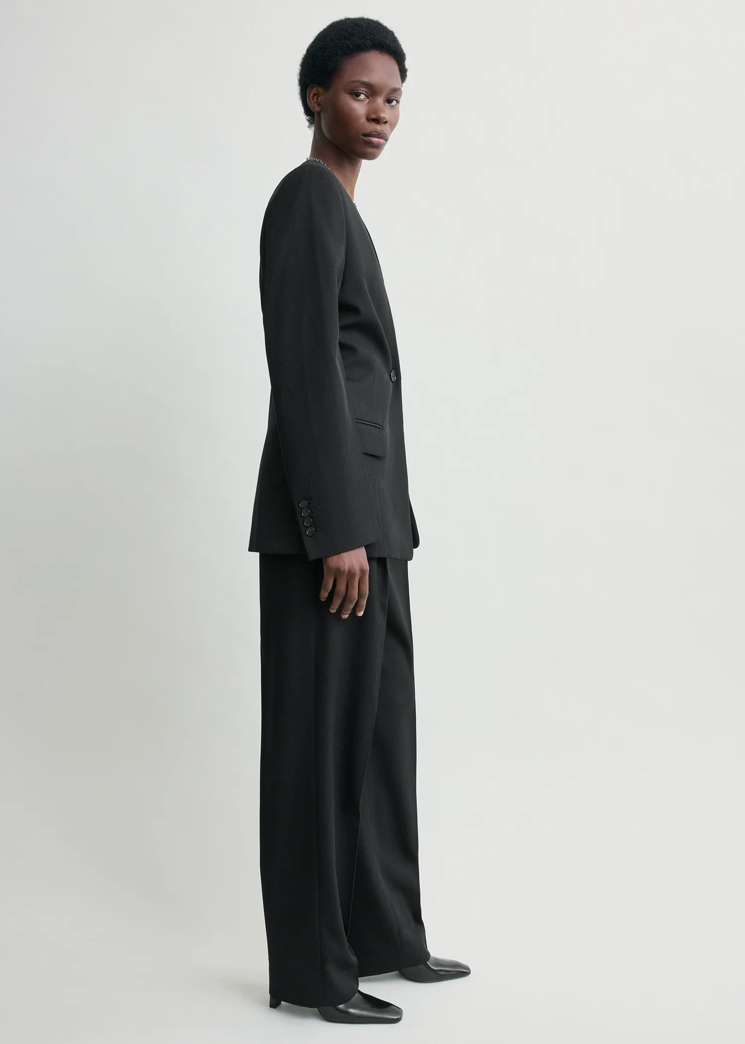 Slouch blazer black - Image 3