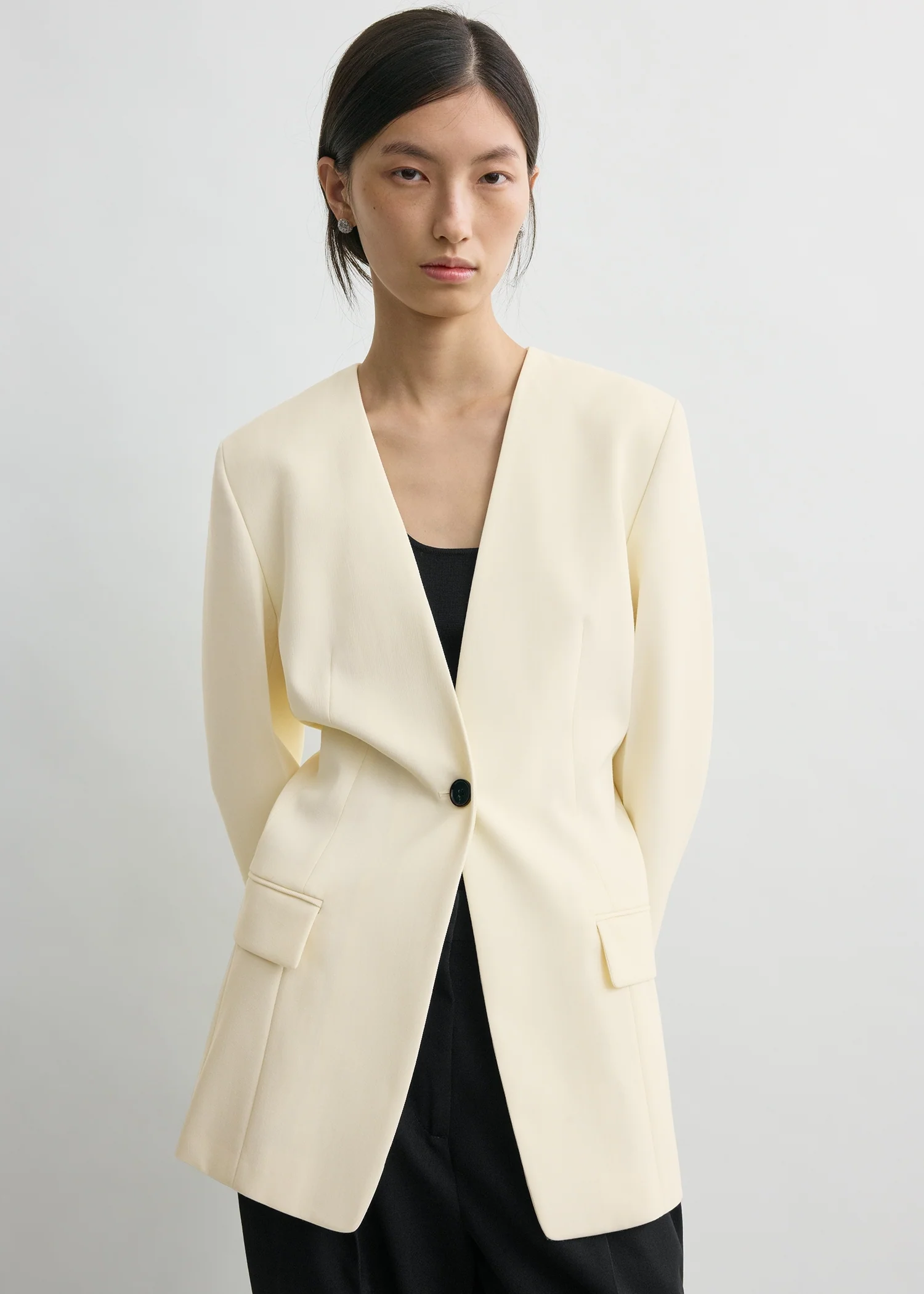 Slouch blazer off-white - Image 4