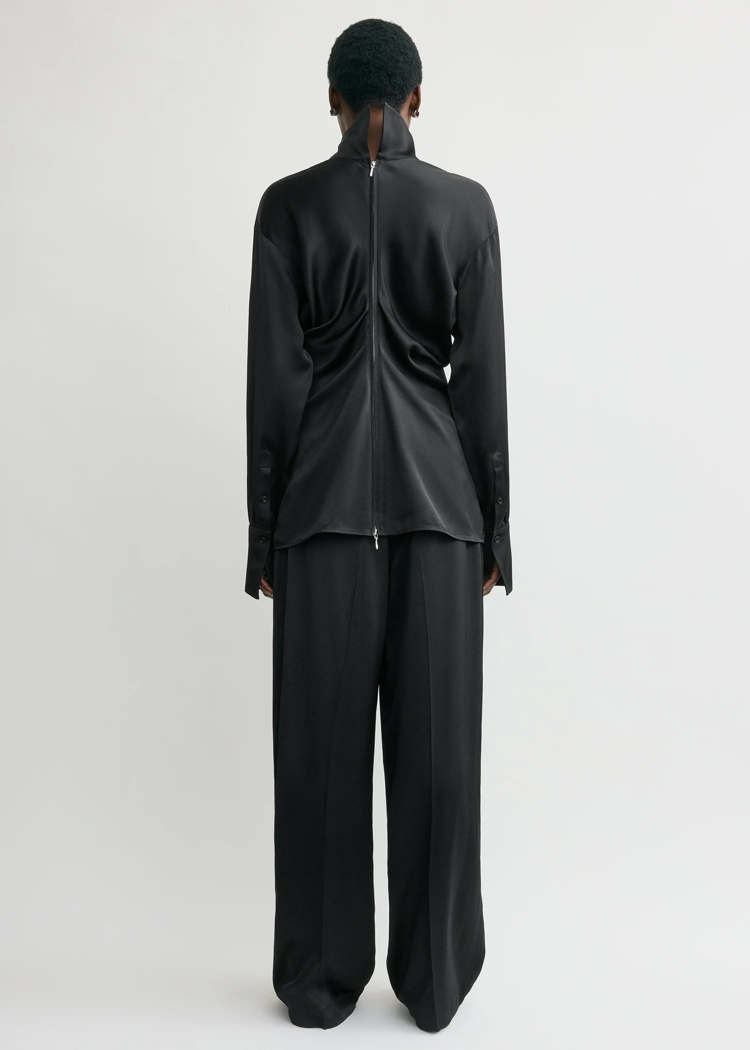 Slouch blouse black - Image 3