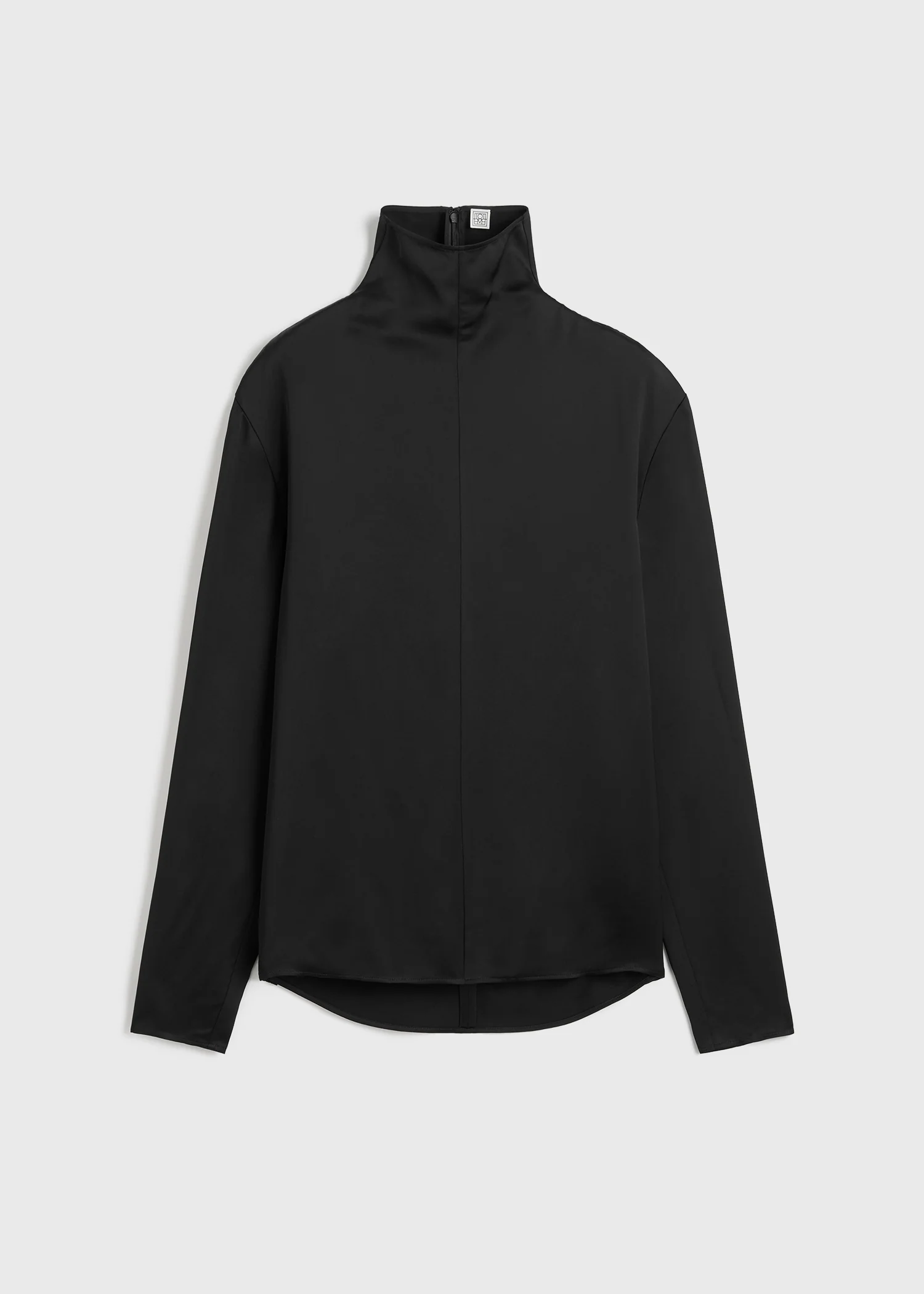 Slouch-neck blouse black - Image 5