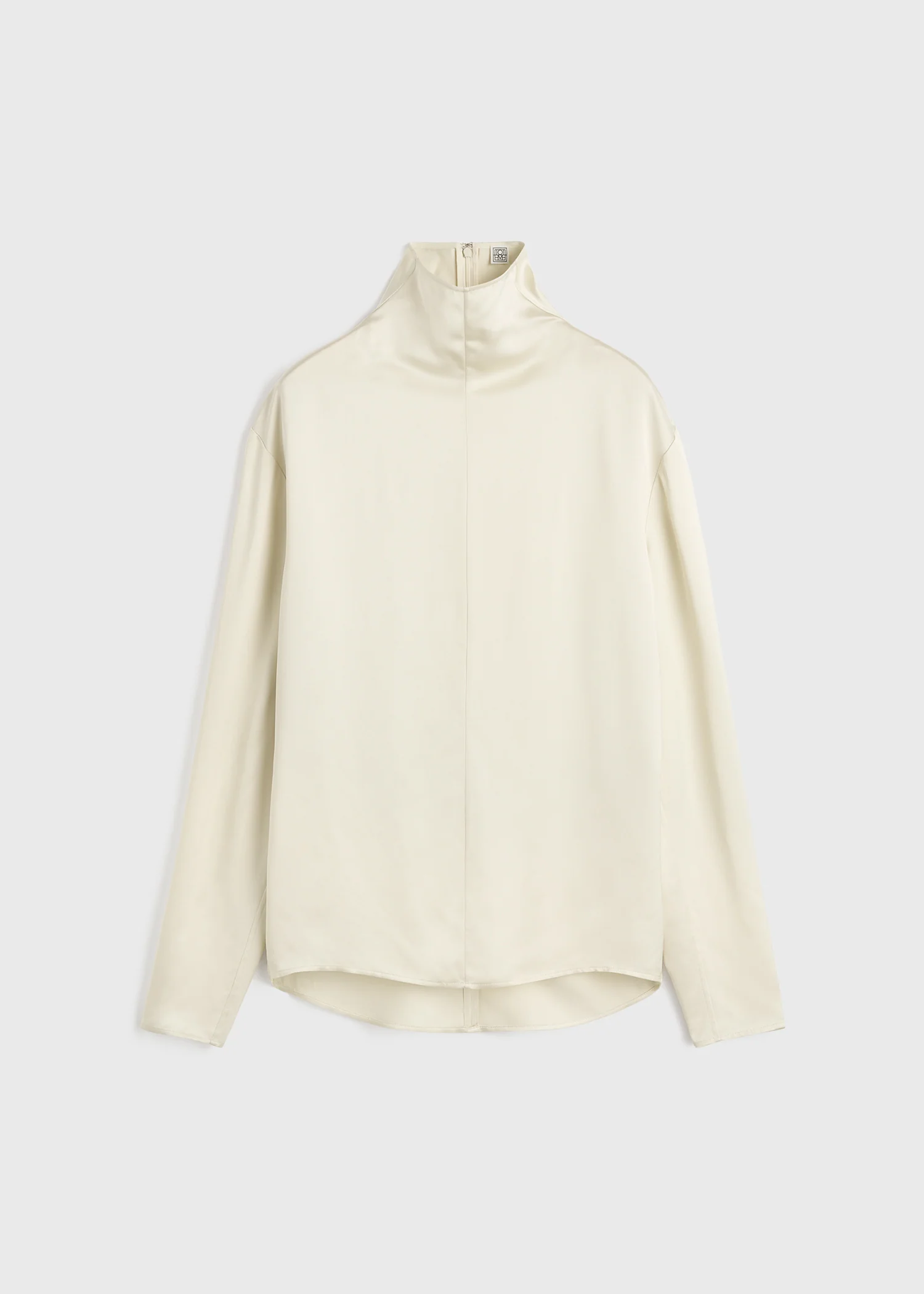 Slouch-neck blouse ecru petite - Image 5