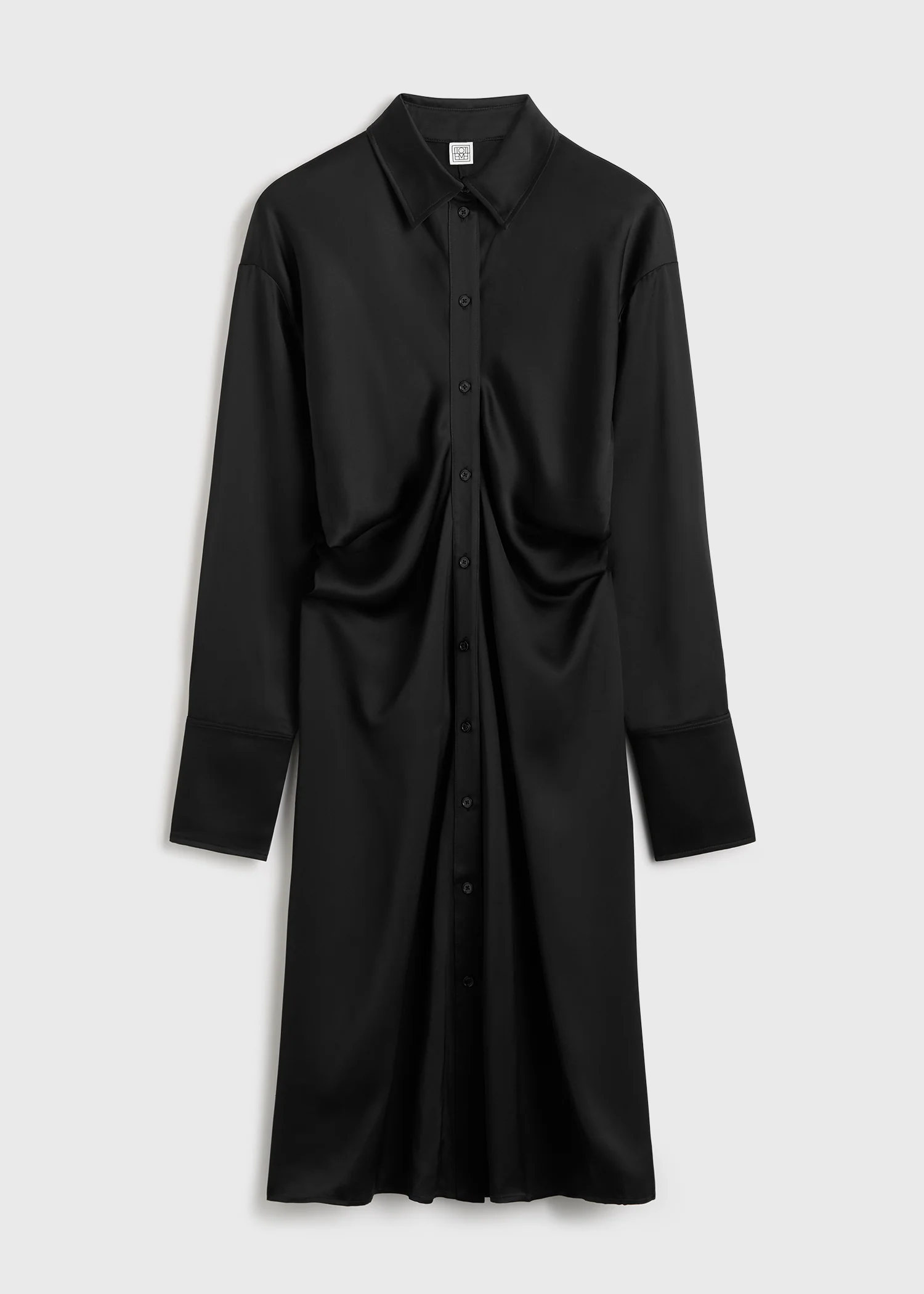 Slouch shirtdress black - Image 5