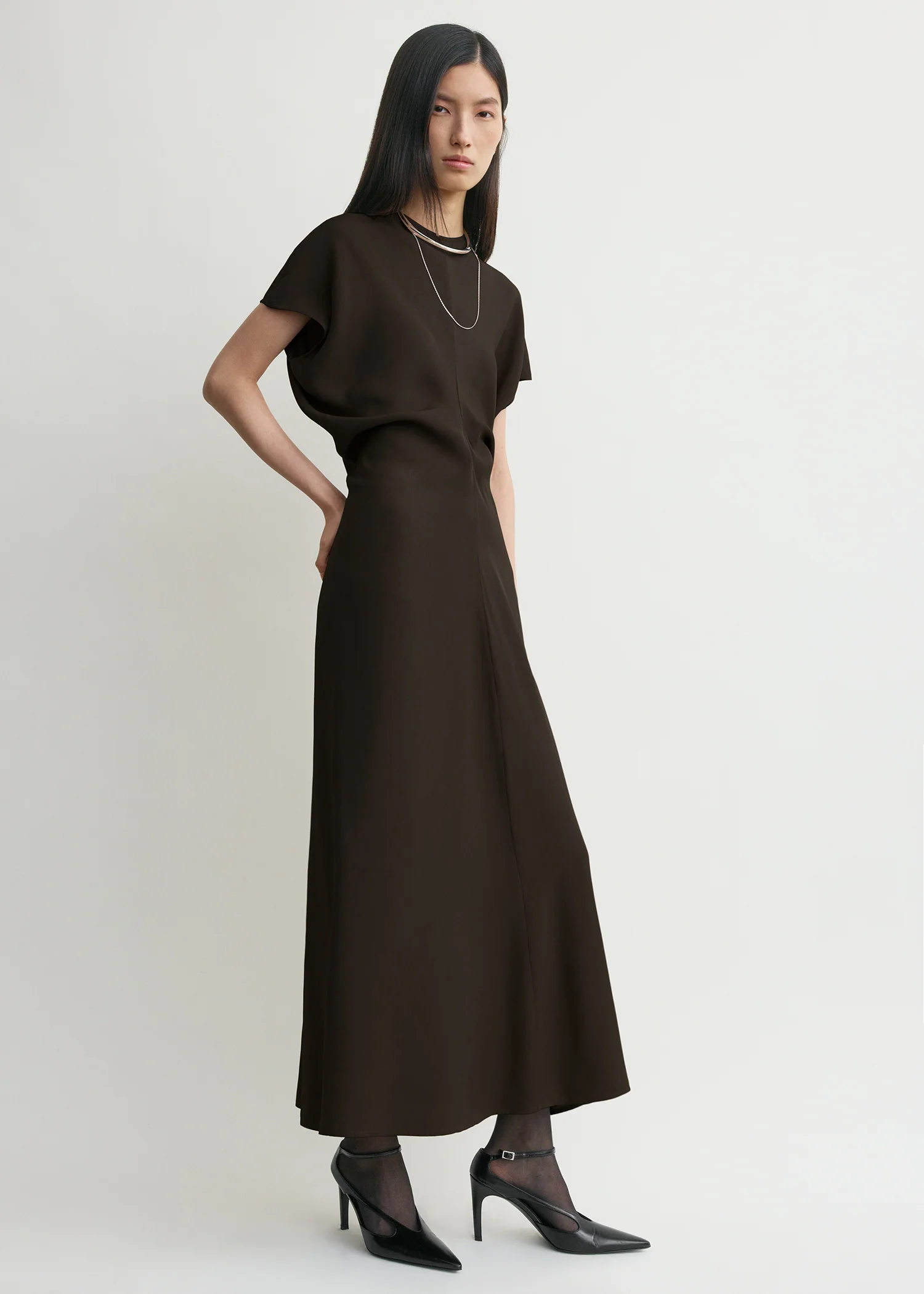 Slouch waist dress bark - Image 2