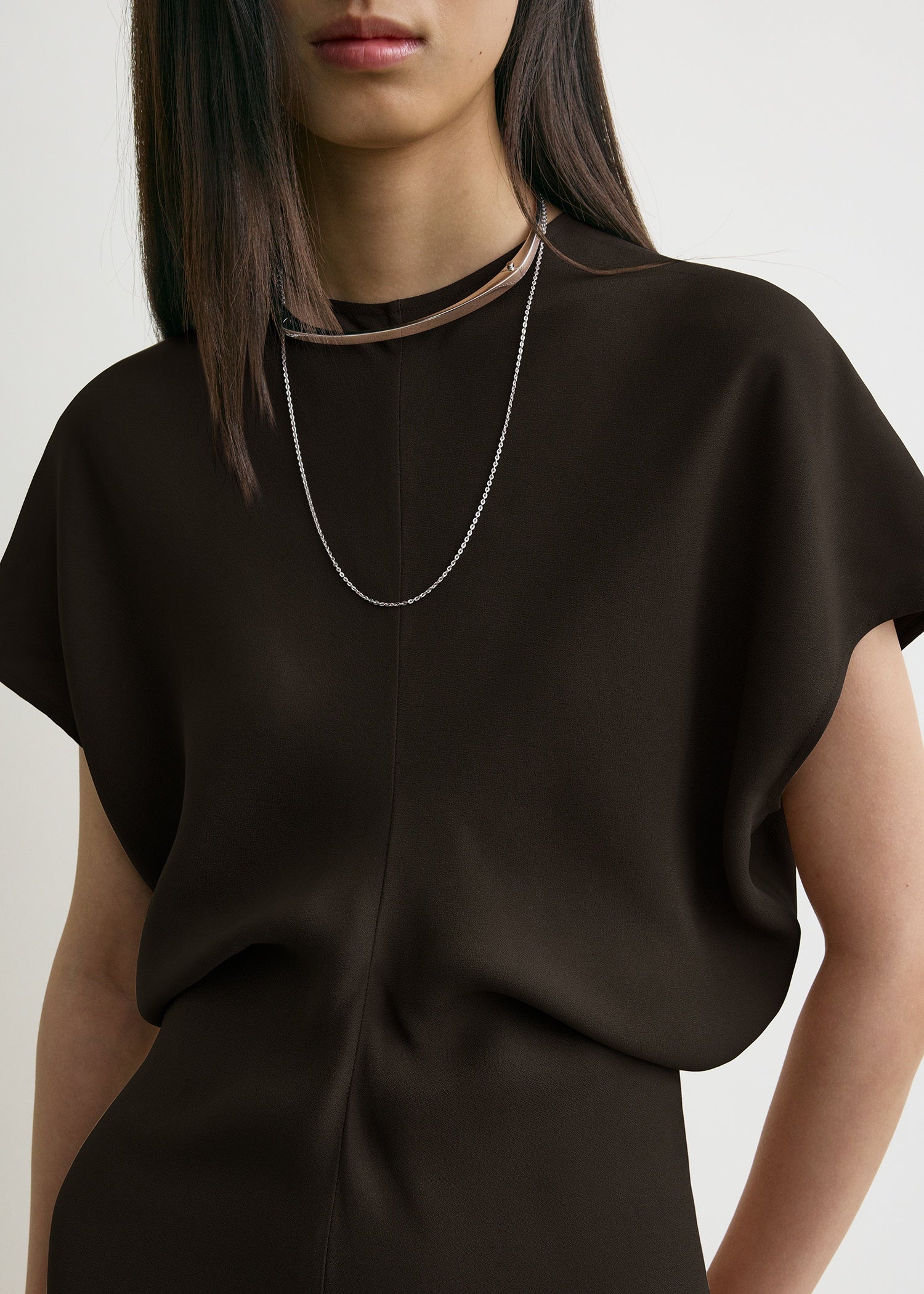 Slouch waist dress bark - Image 4