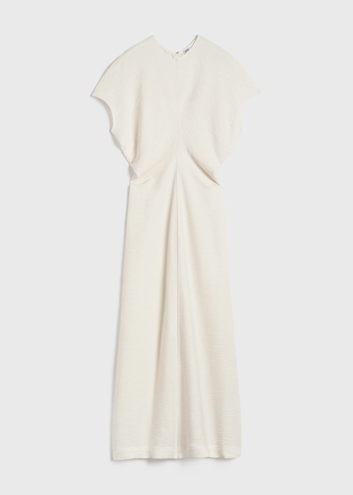 Slouch waist crinkled dress cream - Image 5