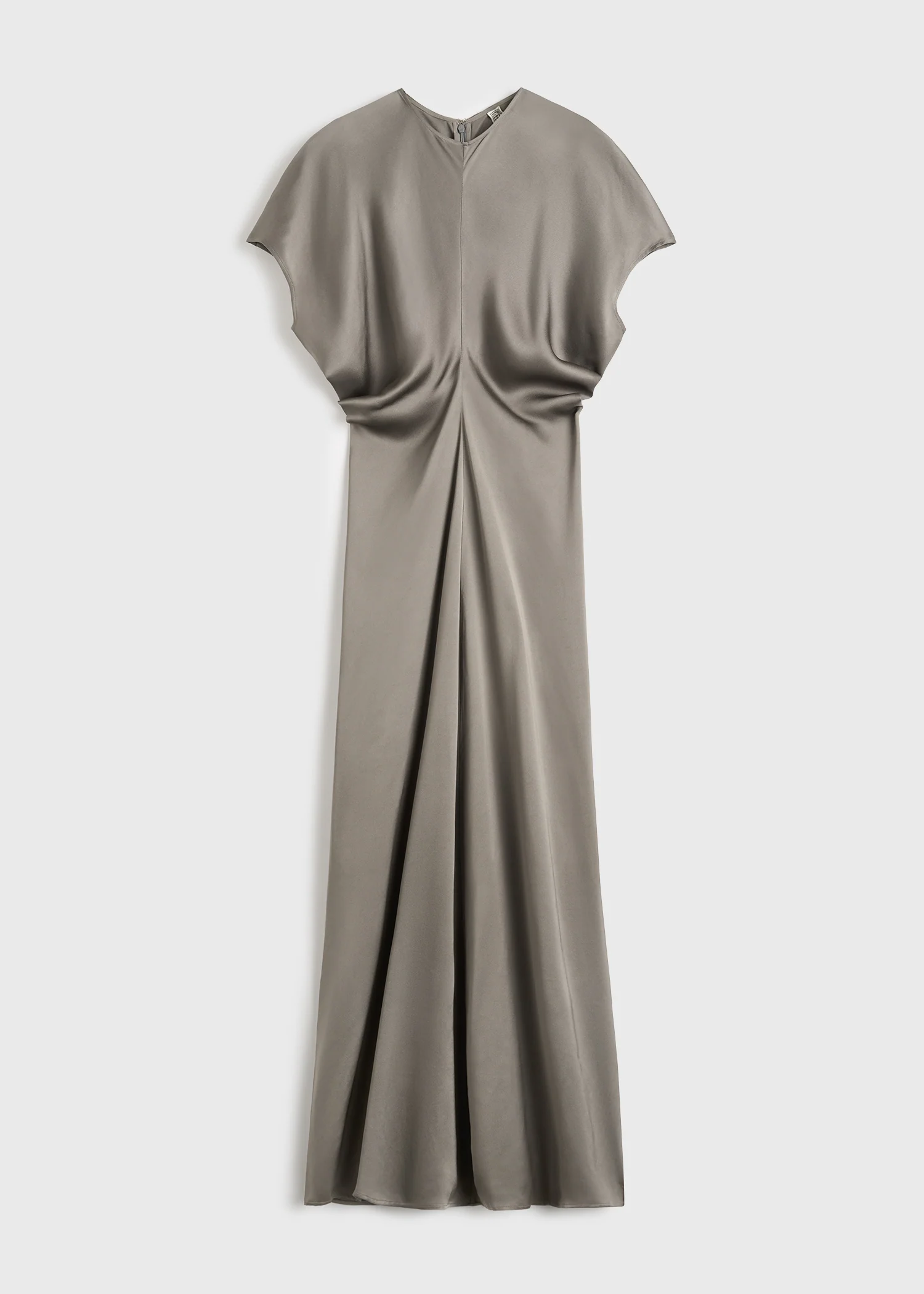 Slouch waist dress taupe - Image 5