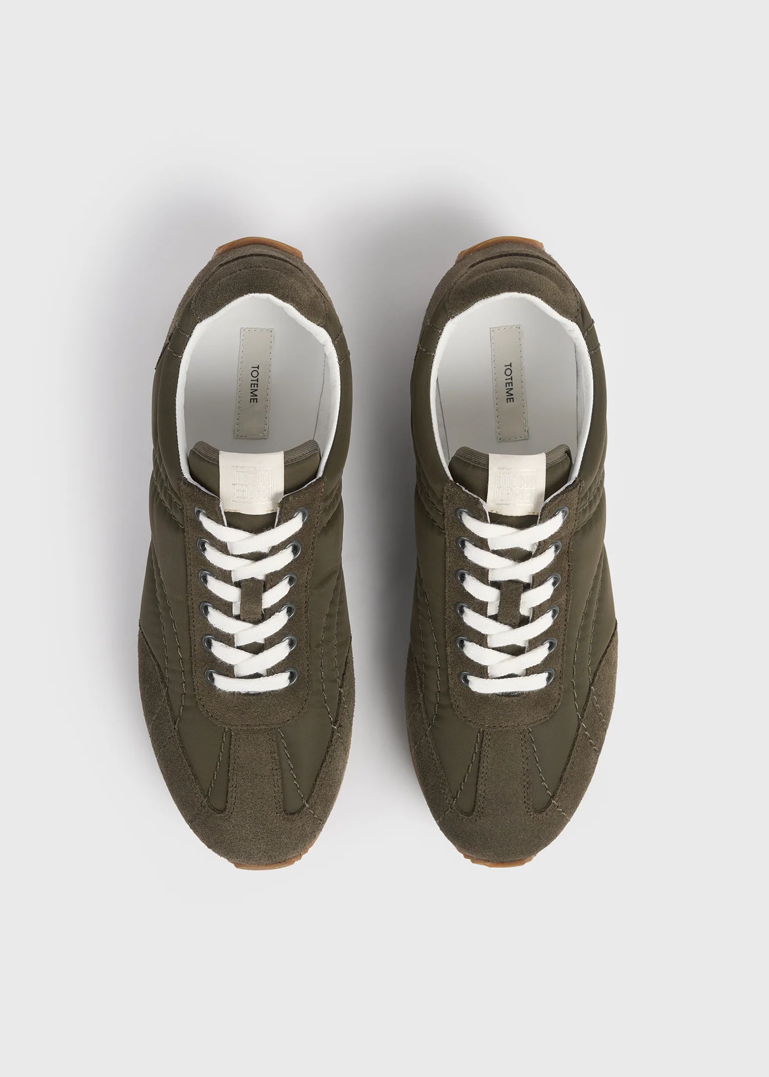 Sport sneakers dark olive - Image 4