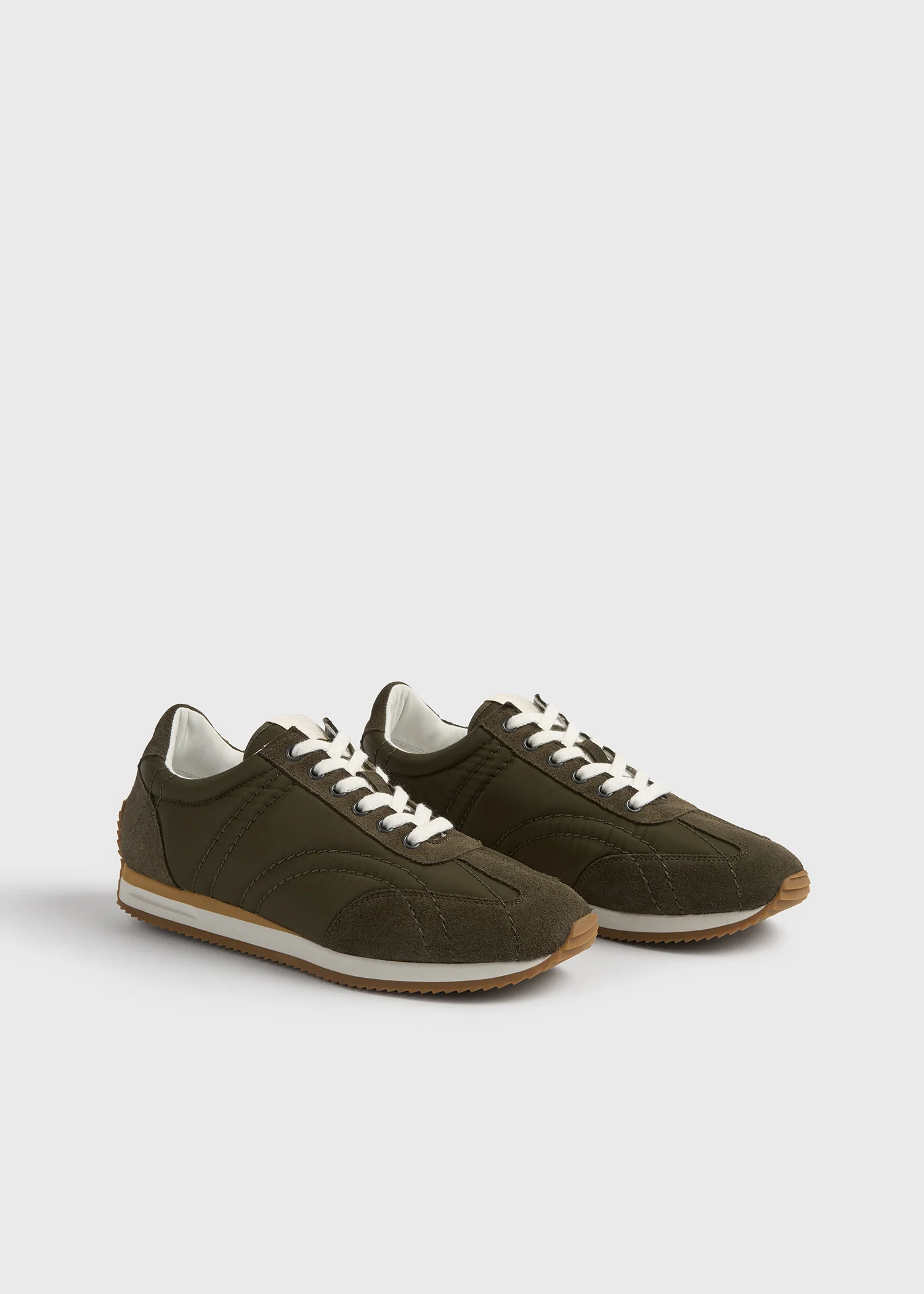 Sport sneakers dark olive - Image 8