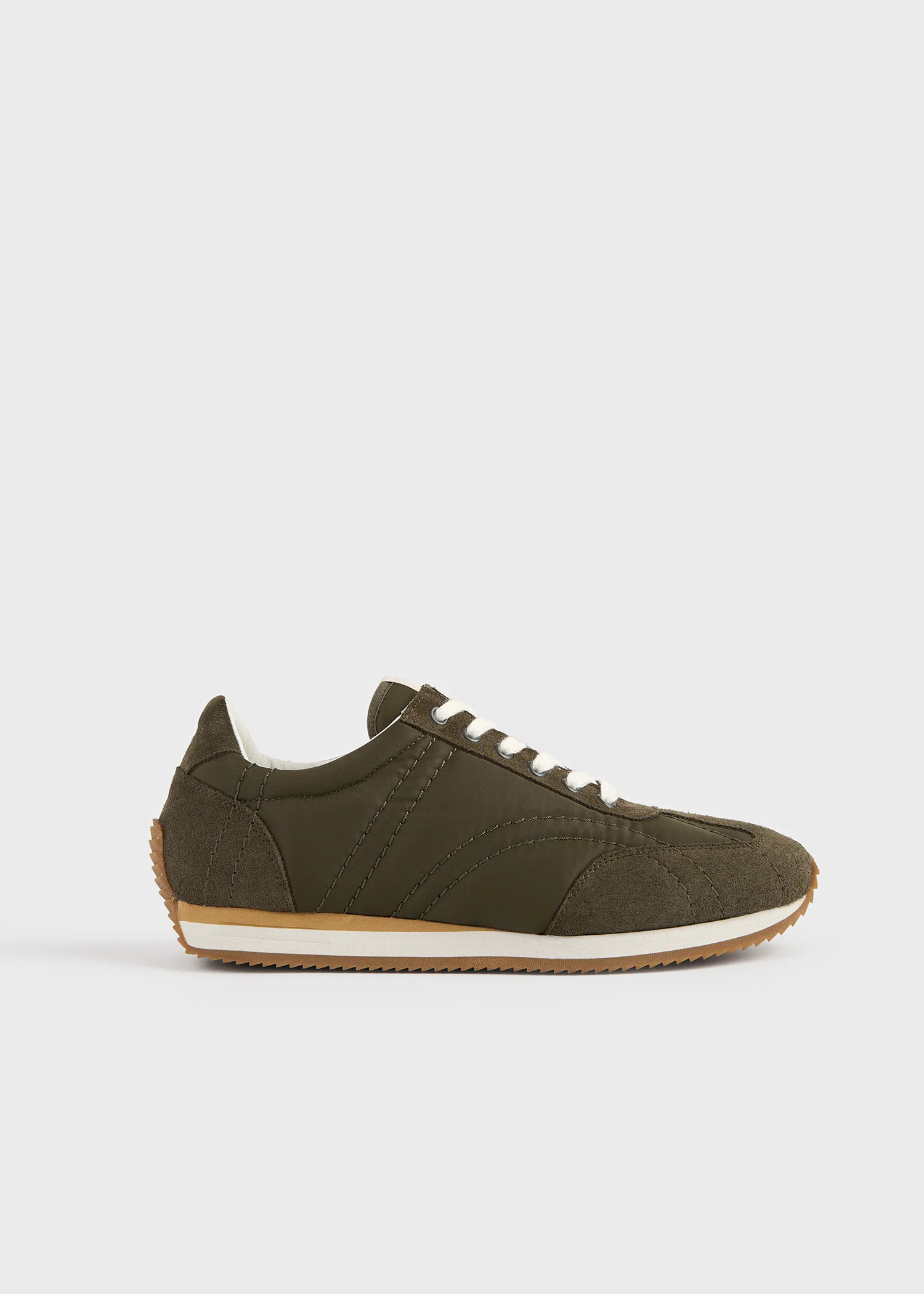 Sport sneakers dark olive - Image 9