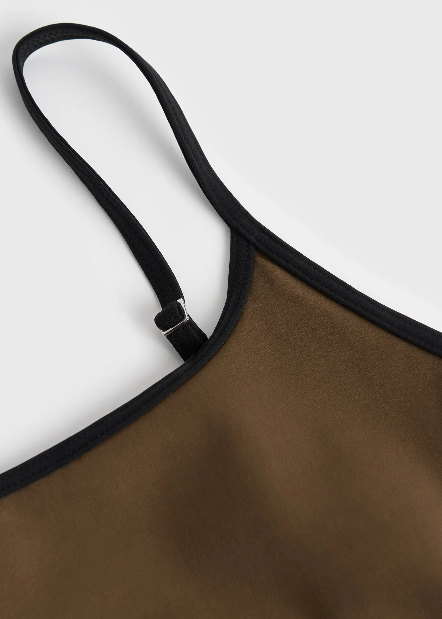Stripe edge swimsuit walnut - Image 5