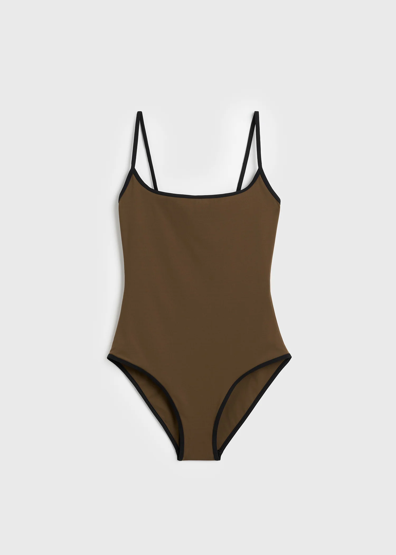 Stripe edge swimsuit walnut - Image 6