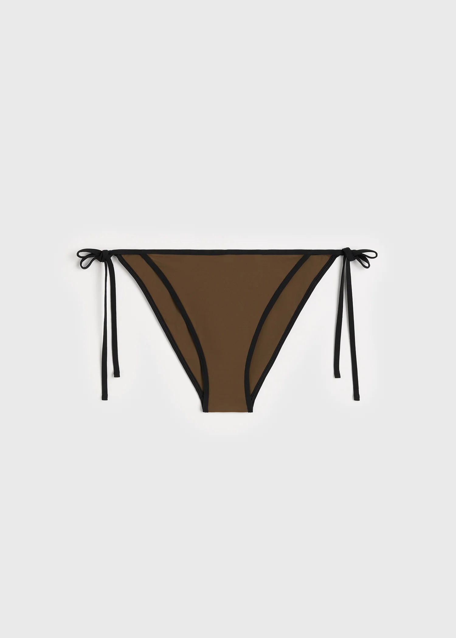 Stripe tie bikini bottoms walnut - Image 6