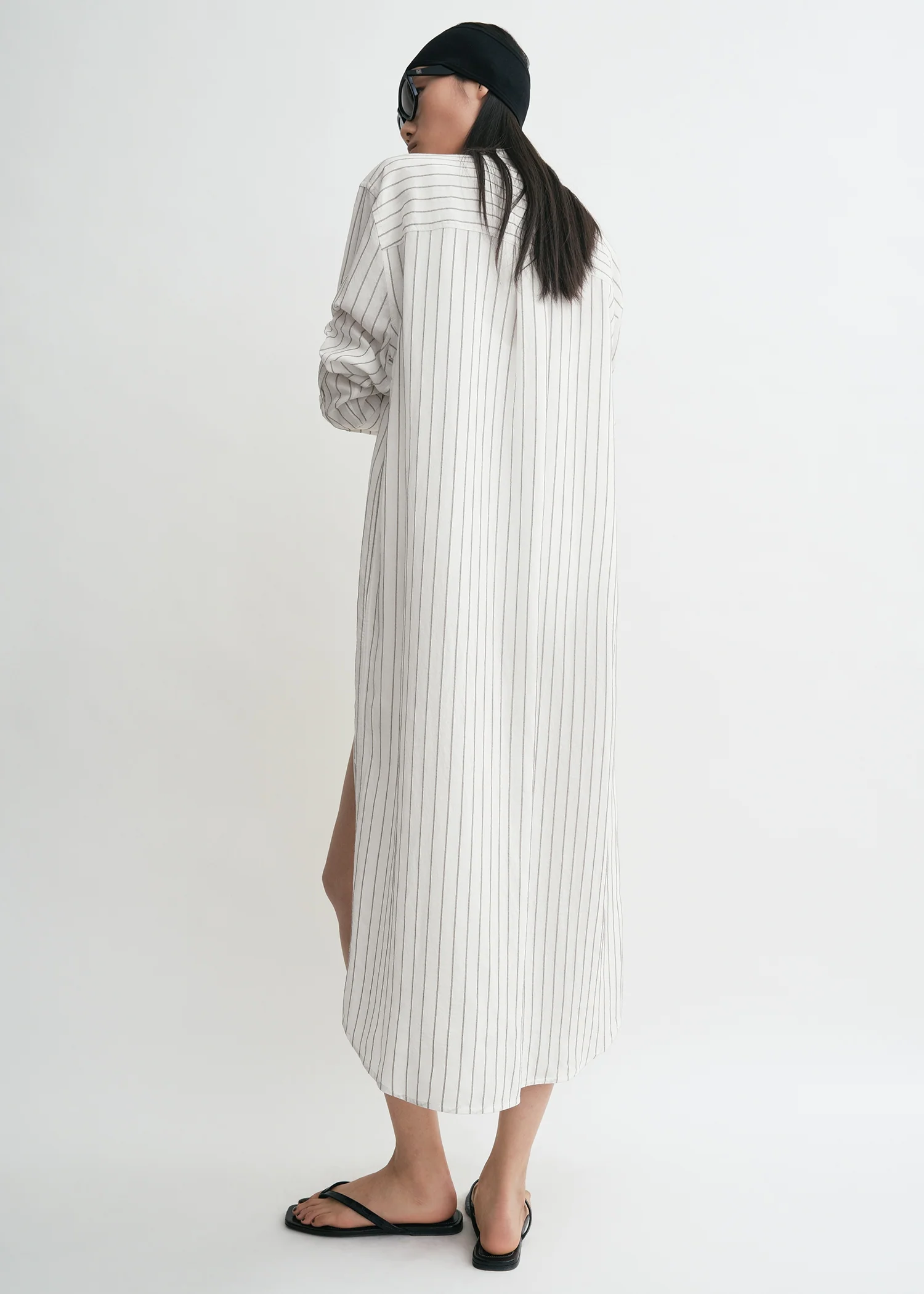 Striped summer tunic white/oyster - Image 3